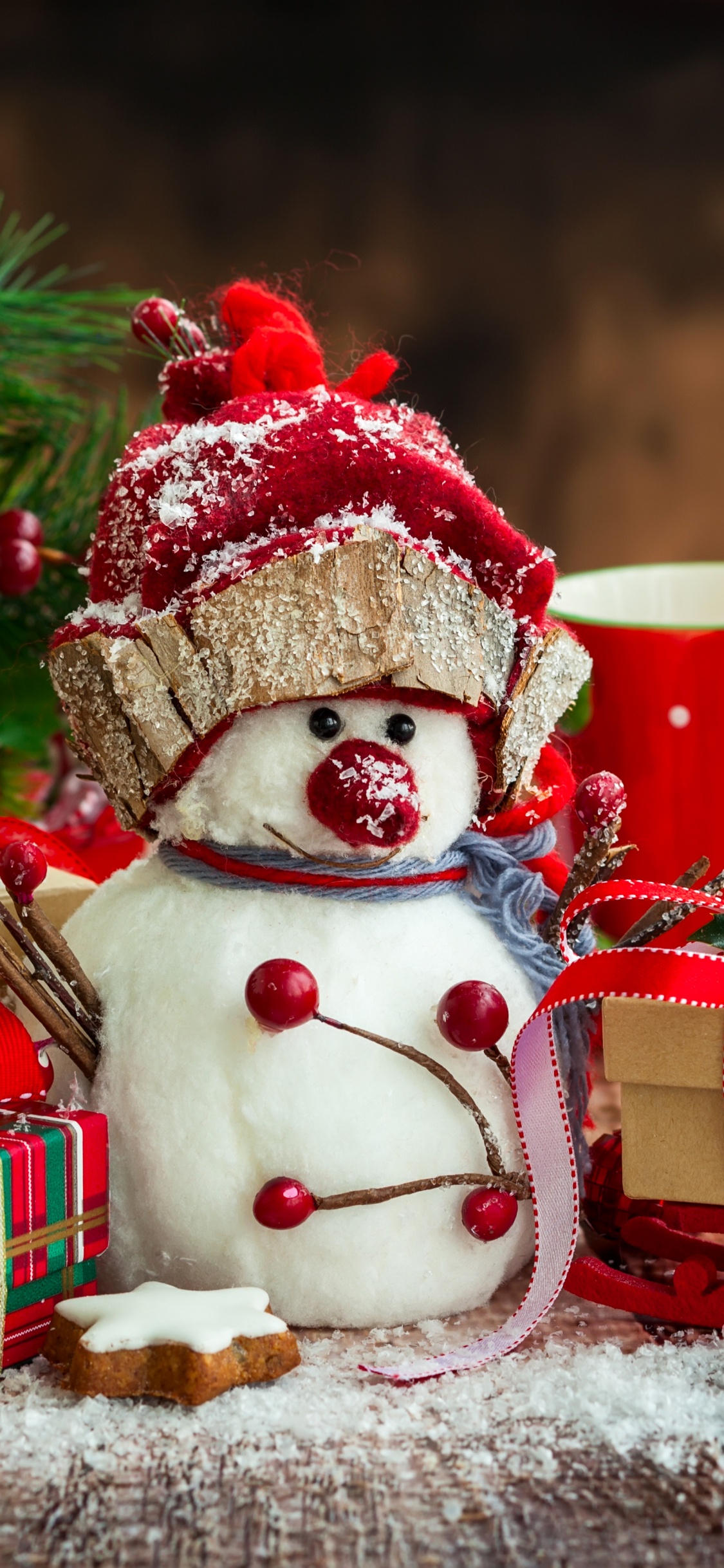 Christmas Day, Christmas Ornament, Christmas, Christmas Decoration, Snowman. Wallpaper in 1125x2436 Resolution