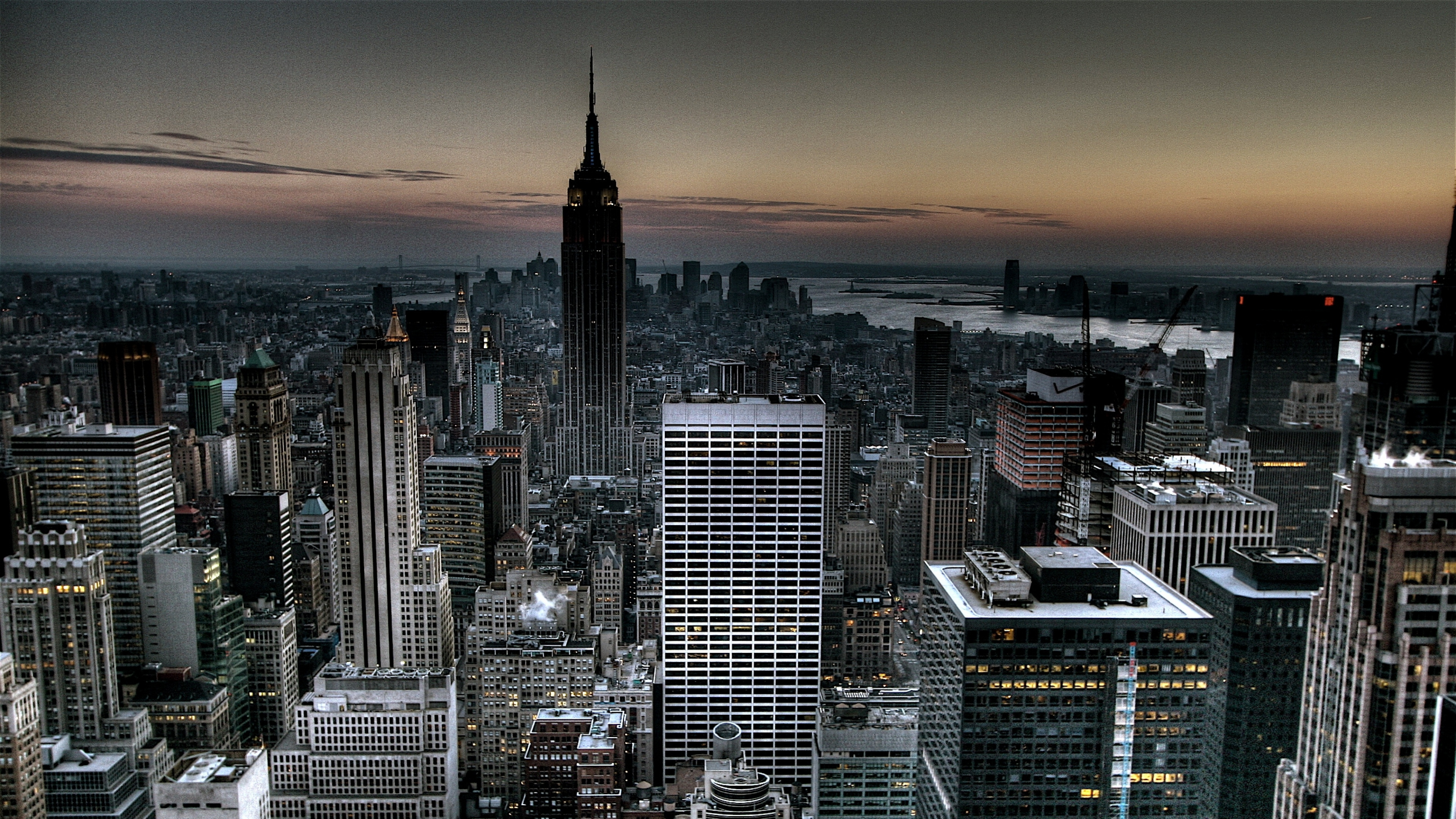 纽约市, 城市景观, 城市, 大都会, 天际线 壁纸 3840x2160 允许