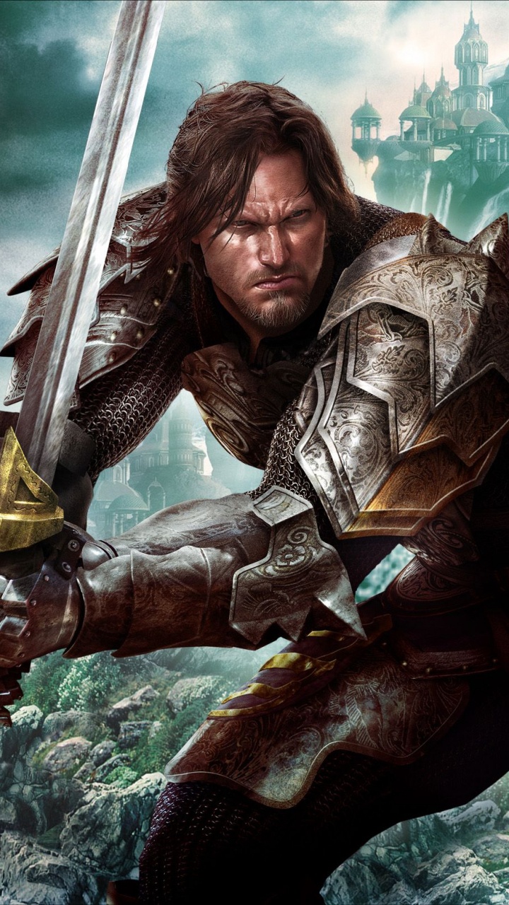 Woman in Brown Coat Holding Sword. Wallpaper in 720x1280 Resolution