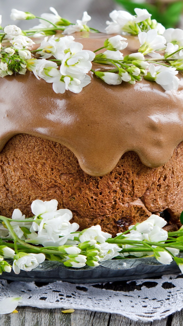 Gâteau au Chocolat, Paskha, le Gâteau de Pâques, Kulich, Oeuf de Pâques. Wallpaper in 720x1280 Resolution