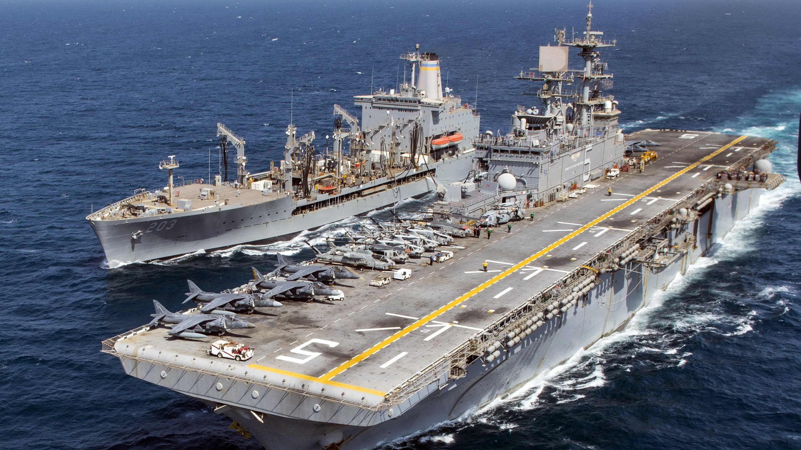 la Marina de Estados Unidos, Buque de Asalto Anfibio, Portaaviones, Naval, Buque de Guerra de La. Wallpaper in 2560x1440 Resolution