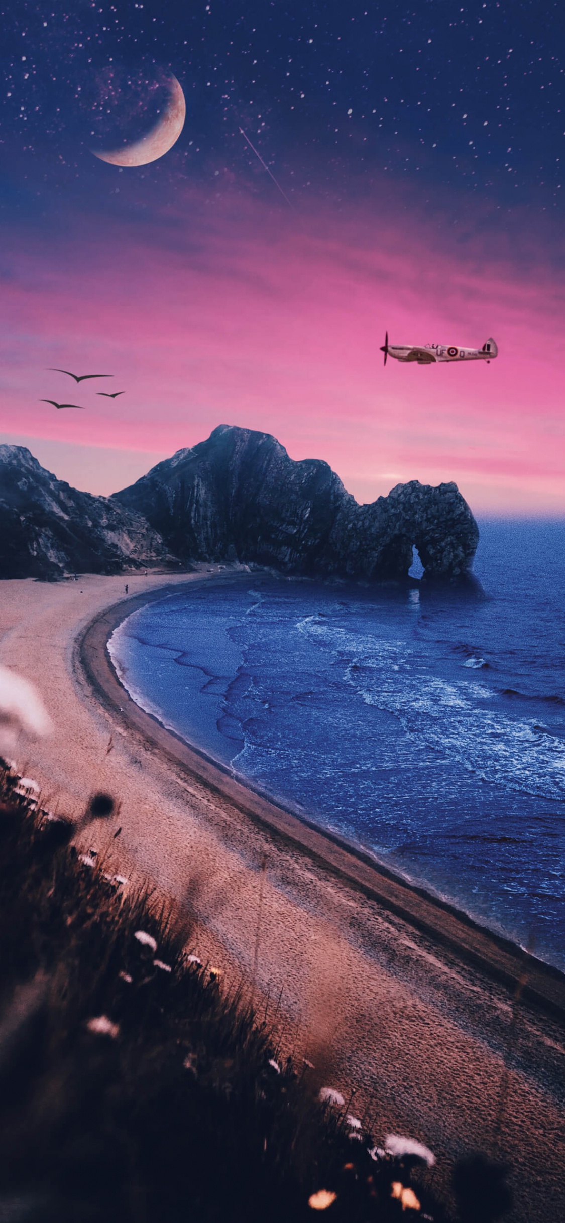 Android, Wasser, Atmosphäre, Wasserressourcen, Natur. Wallpaper in 1125x2436 Resolution