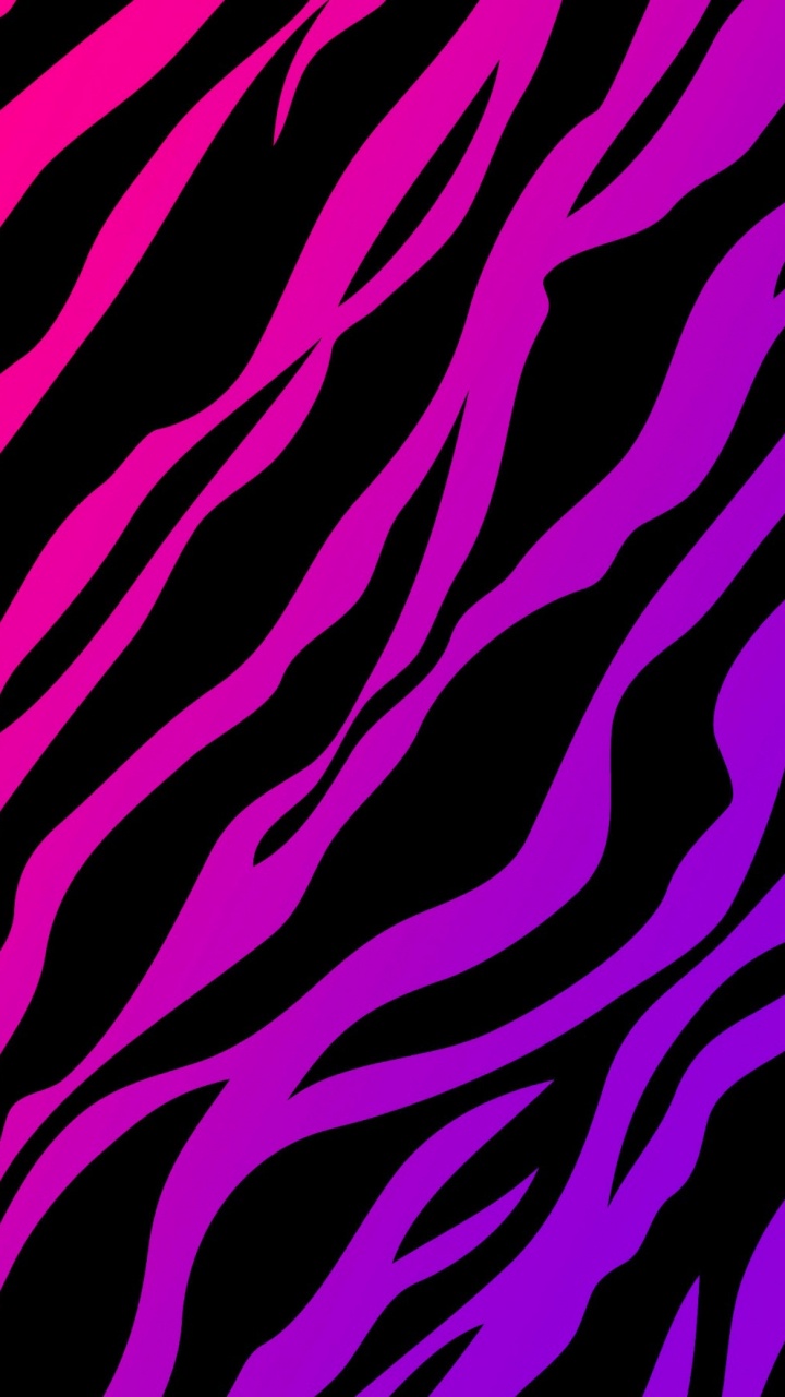 Patrón de Cebra Negro y Rojo. Wallpaper in 720x1280 Resolution