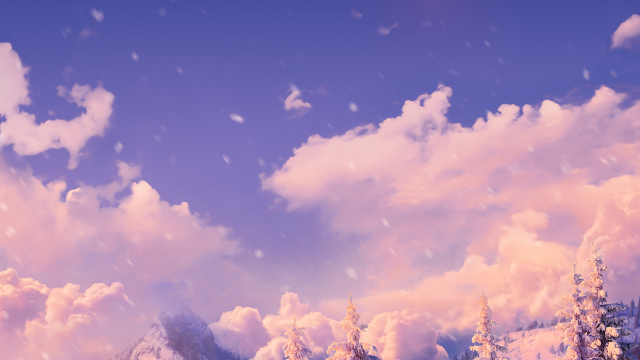 Ambiente, Montaña, Paisaje Natural, Naturaleza, Nieve. Wallpaper in 1280x720 Resolution