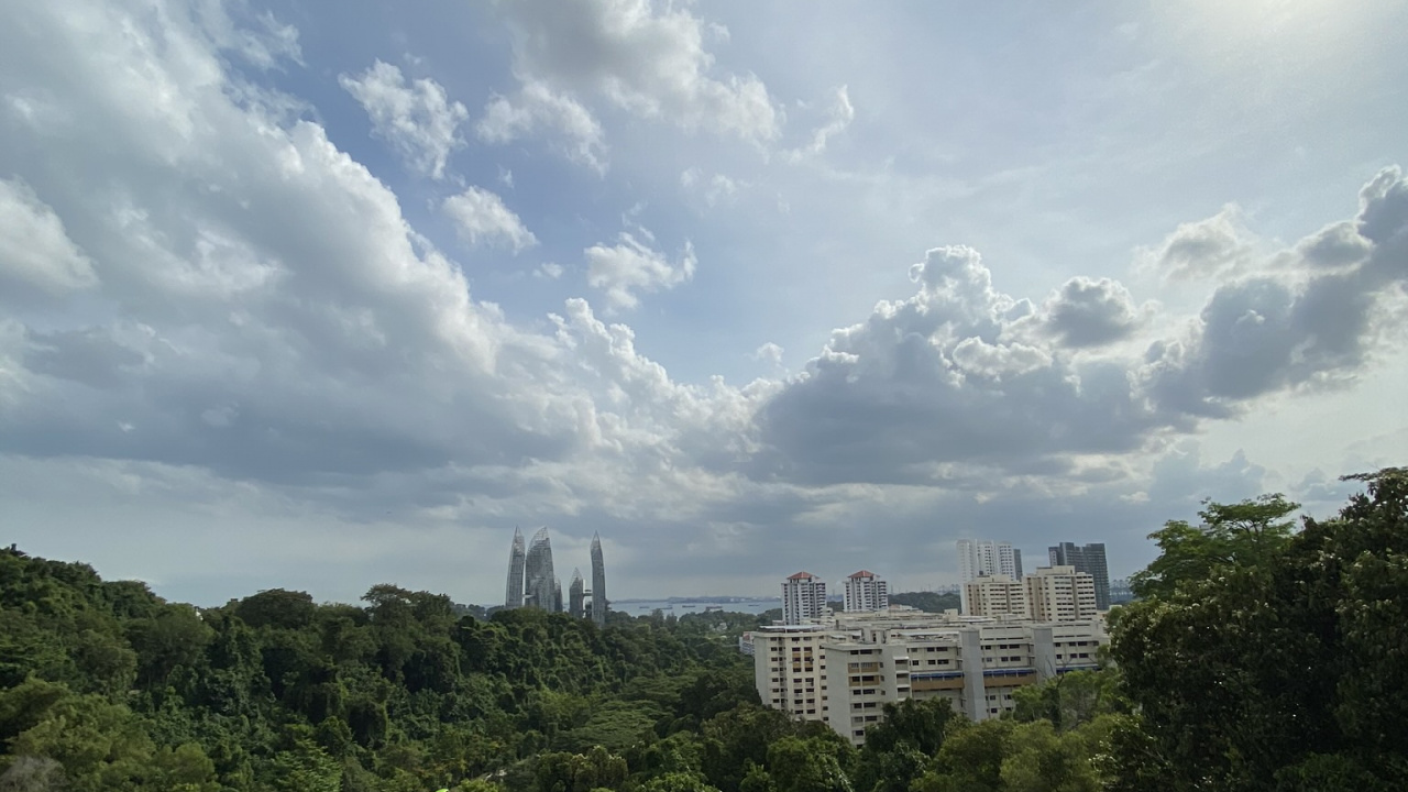 Vegetation, Daytime, Tower, Urban Area, Cumulus. Wallpaper in 1280x720 Resolution