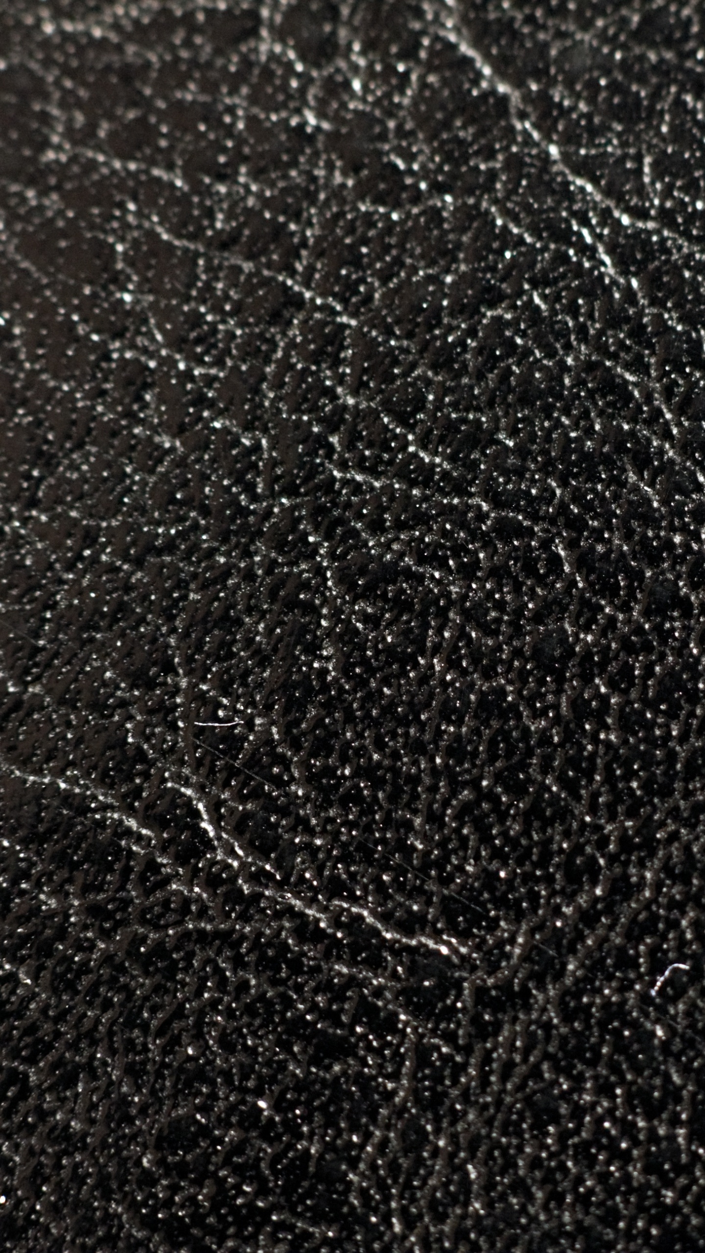 Black Leather Textile in Close up Photography. Wallpaper in 1440x2560 Resolution