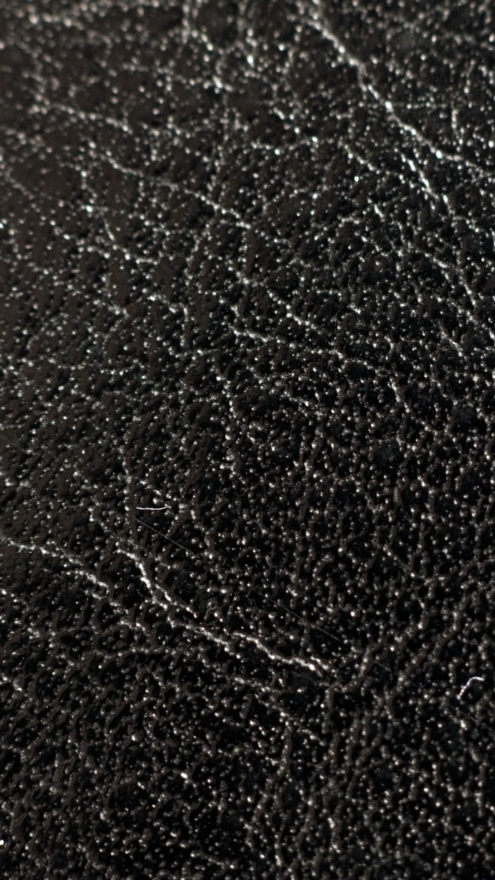 Black Leather Textile in Close up Photography. Wallpaper in 720x1280 Resolution