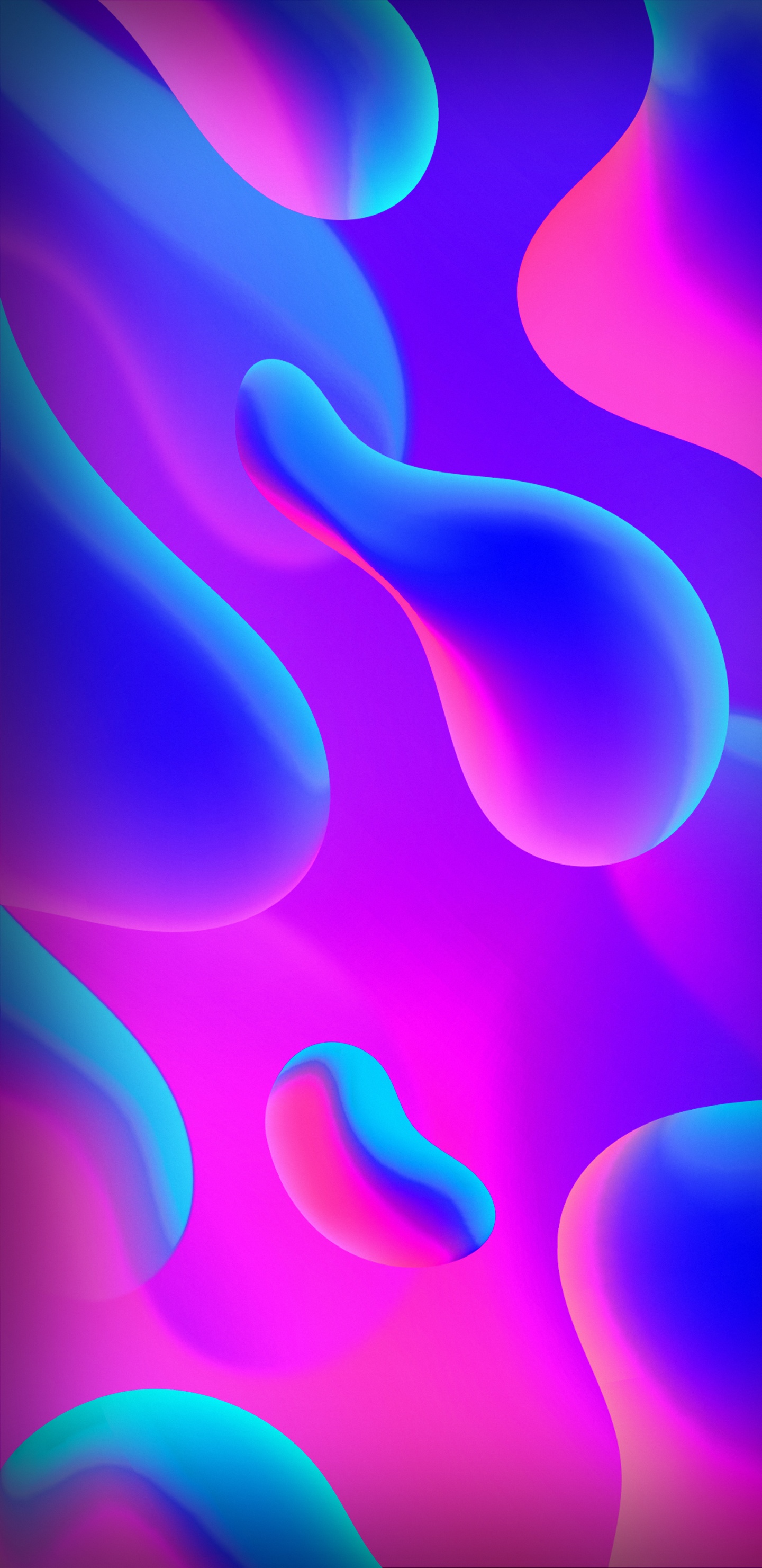 Bleu Cobalt m, Bleu Électrique m, la Pureté de la Couleur, Azure, Purple. Wallpaper in 1440x2960 Resolution