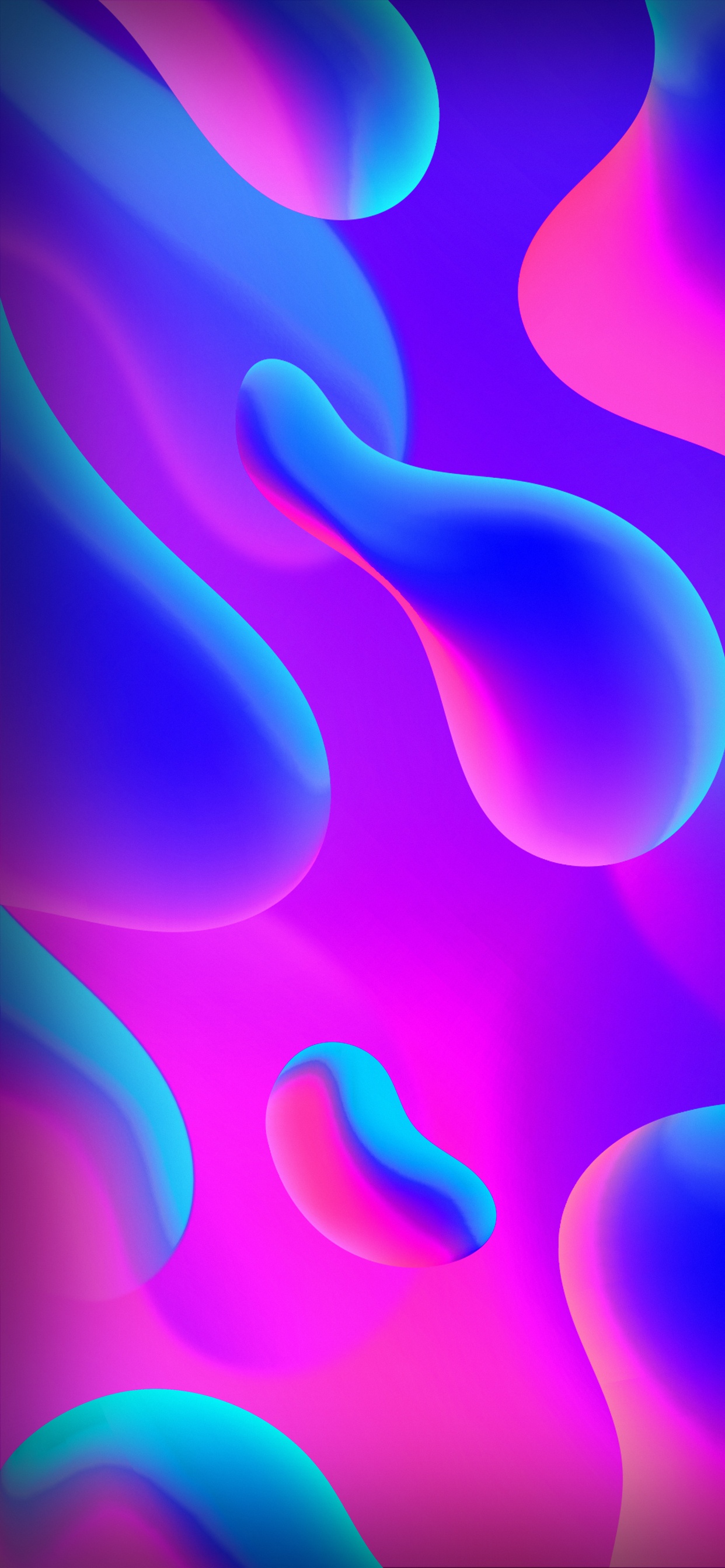 钴蓝m, 电蓝色 m, 色彩, Azure, 紫色的 壁纸 1242x2688 允许