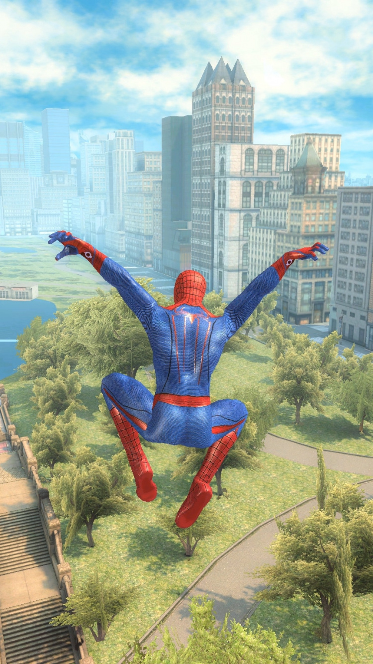 The Amazing Spider-Man, Spider-man, Superhelden, Pc-Spiel, Games. Wallpaper in 750x1334 Resolution