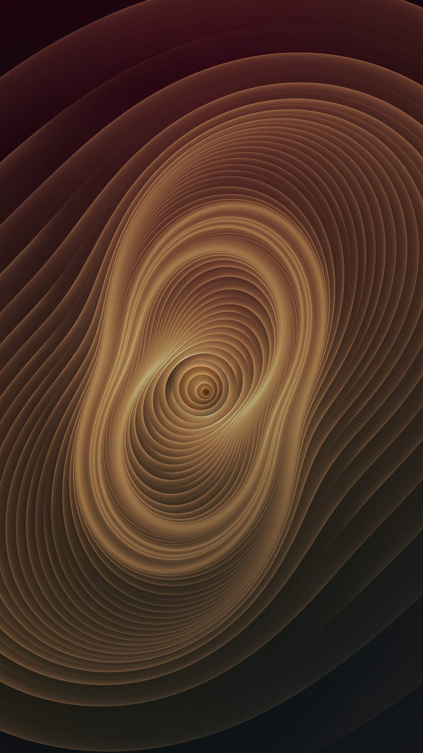 ZTE, ZTE Blade V9, Spiral, Smartphone, Brown. Wallpaper in 1440x2560 Resolution