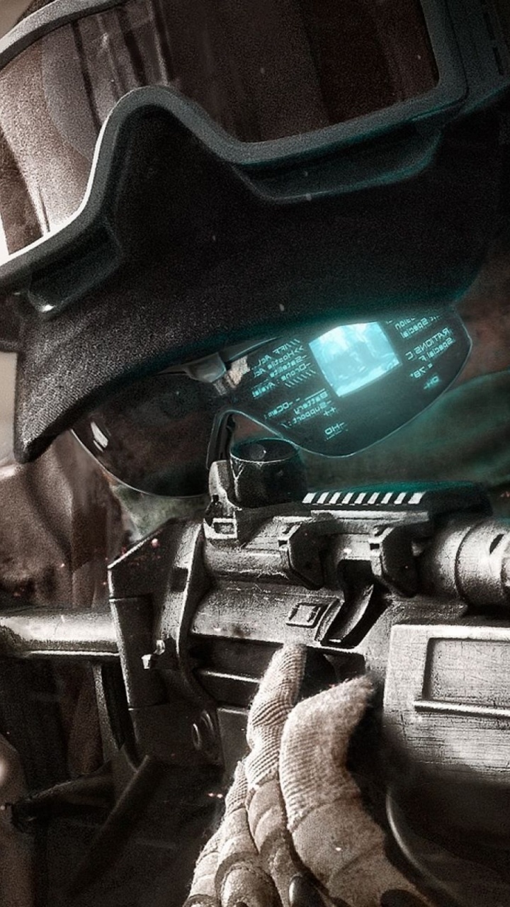 Futuro Soldado de Ghost Recon, Ubisoft, Juego de Disparos, Soldado, Militar. Wallpaper in 720x1280 Resolution