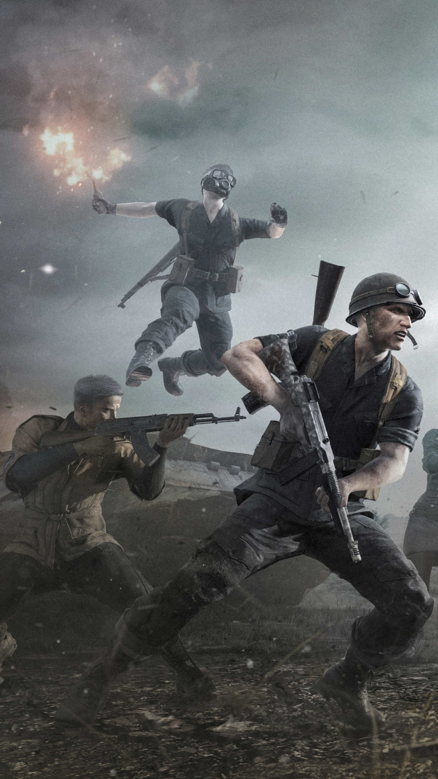 Helm, Cloud, Geste, Soldat, Armee. Wallpaper in 1440x2560 Resolution