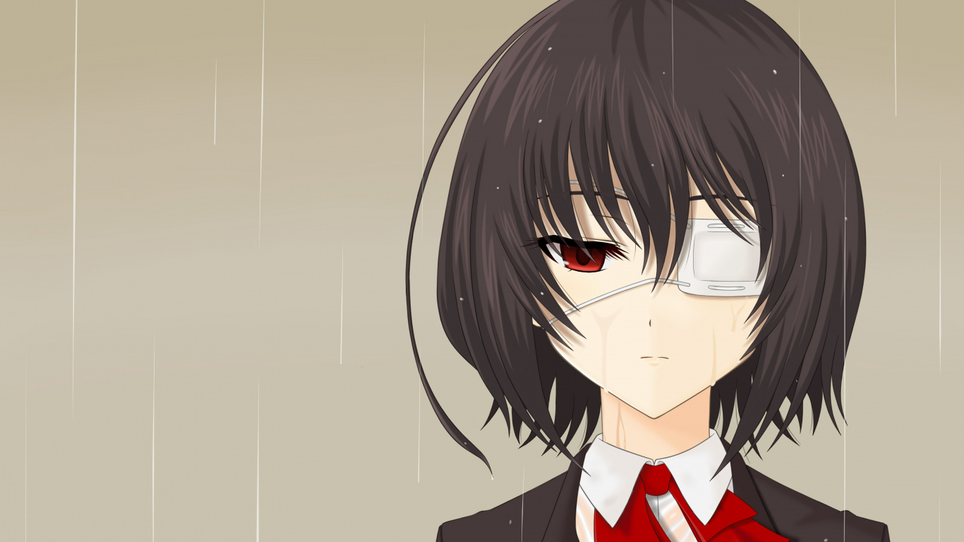 Black Haired Male Anime Character. Wallpaper in 1366x768 Resolution