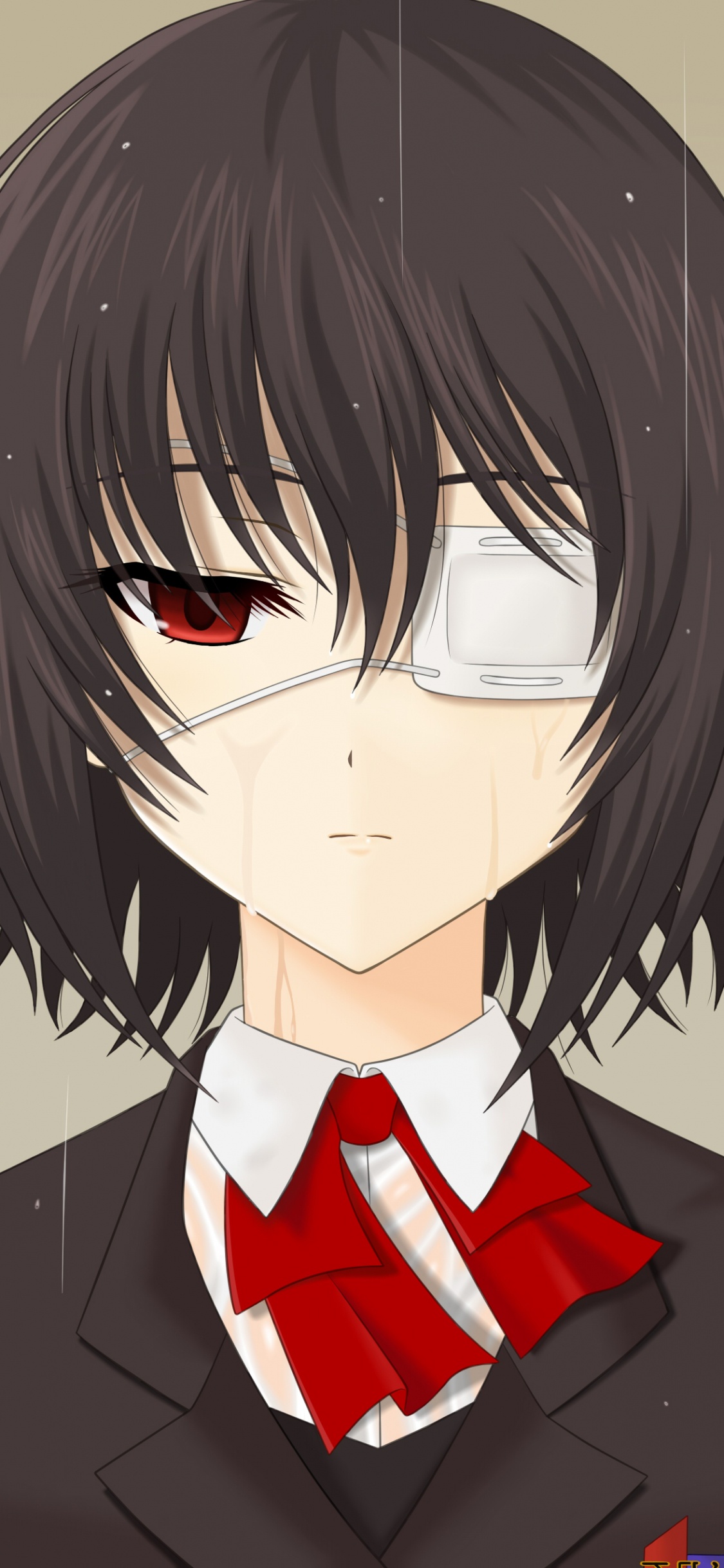 Personaje de Anime Masculino de Pelo Negro. Wallpaper in 1125x2436 Resolution