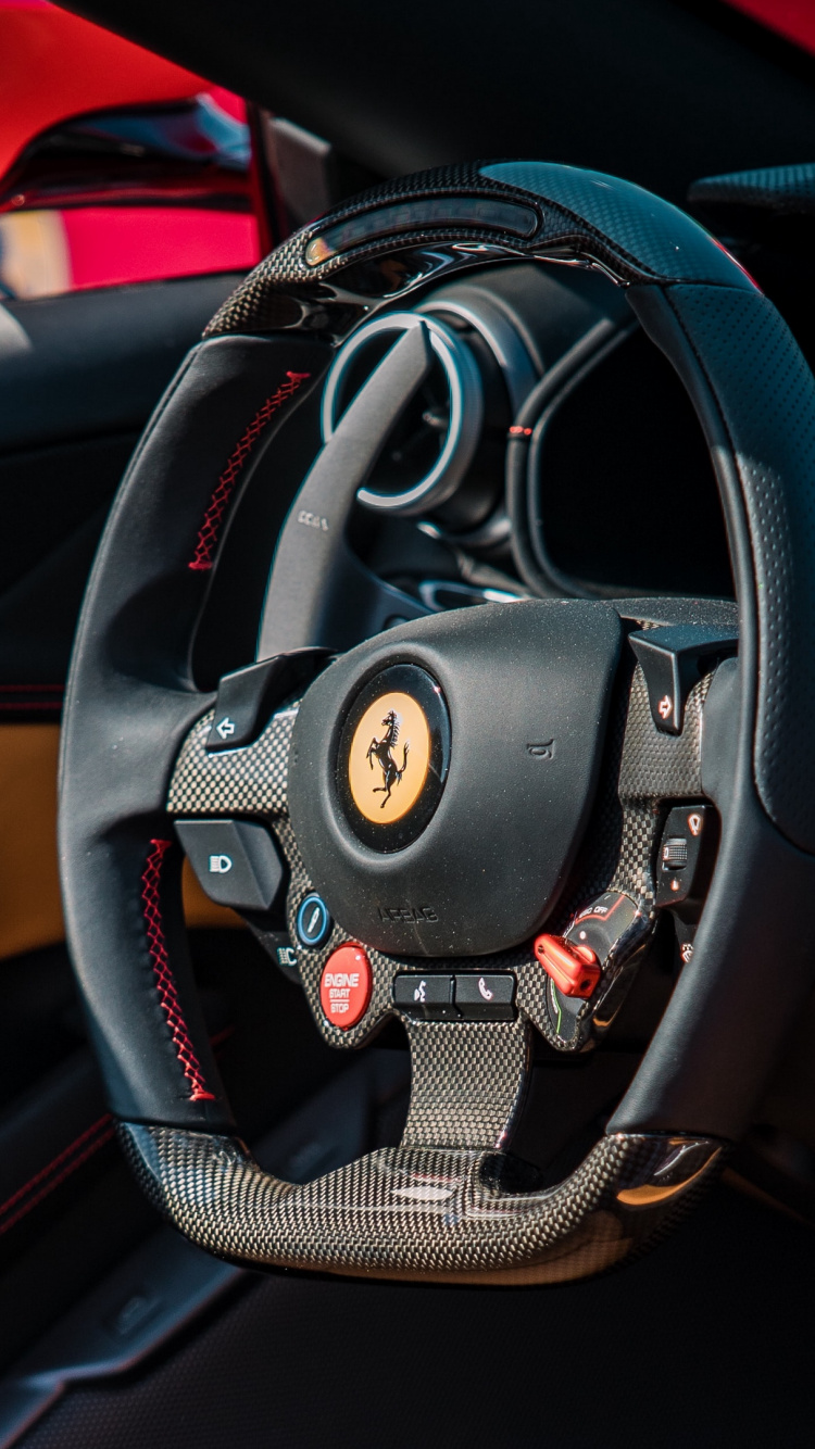 Intérieur de Voiture de Sport Bmw, Volant, Roi, Bayerische Motoren Werke AG, Supercar. Wallpaper in 750x1334 Resolution