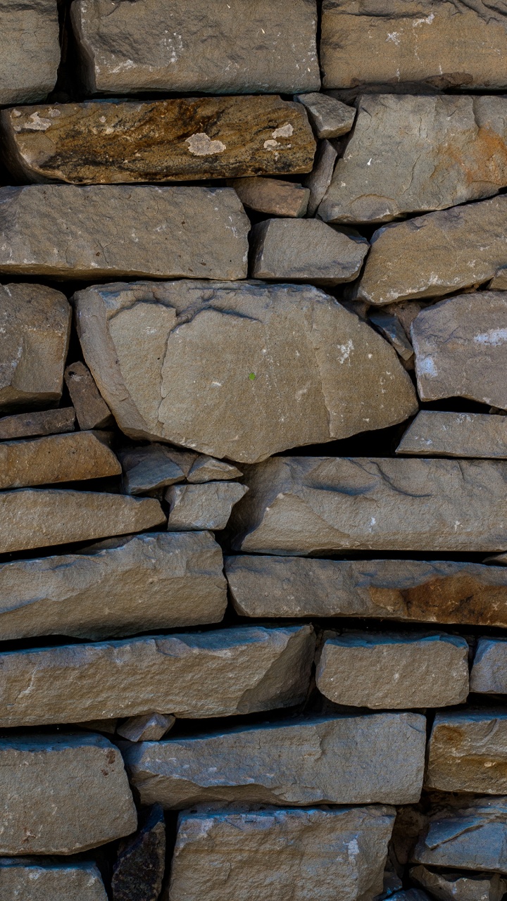 Mur de Briques Grises et Brunes. Wallpaper in 720x1280 Resolution