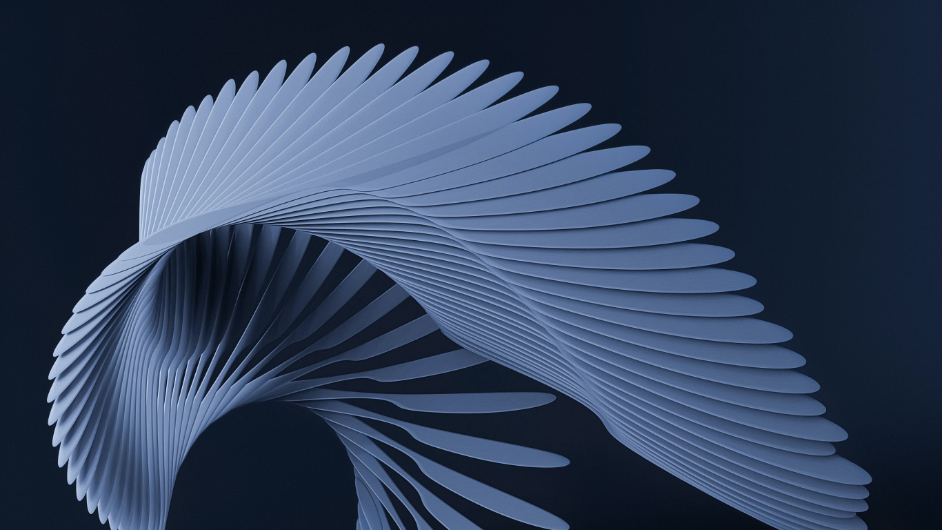 Wing, Art, Painting, Feather, Natural Material. Wallpaper in 1366x768 Resolution