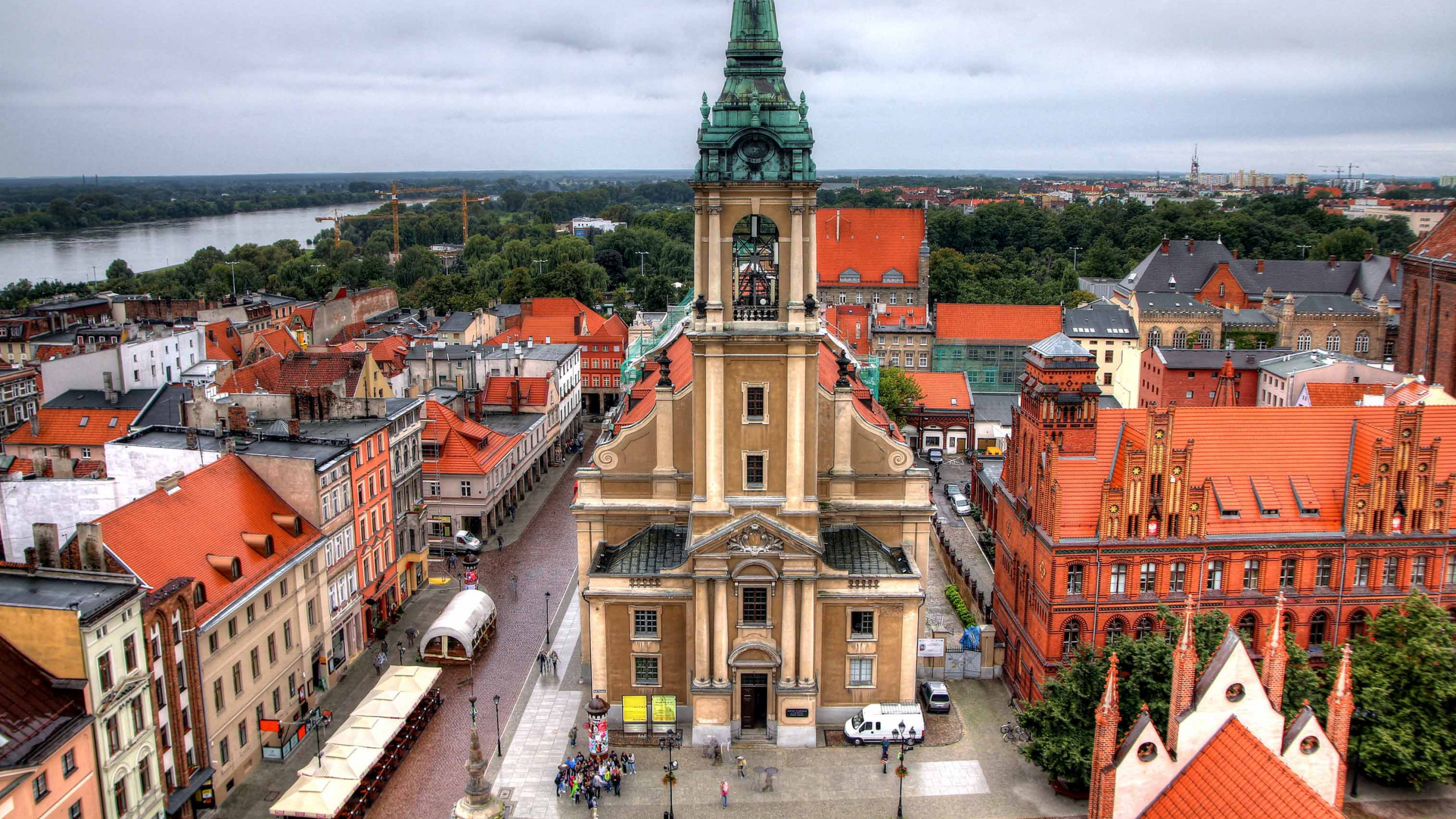 Aerial View of City Buildings During Daytime. Wallpaper in 2560x1440 Resolution