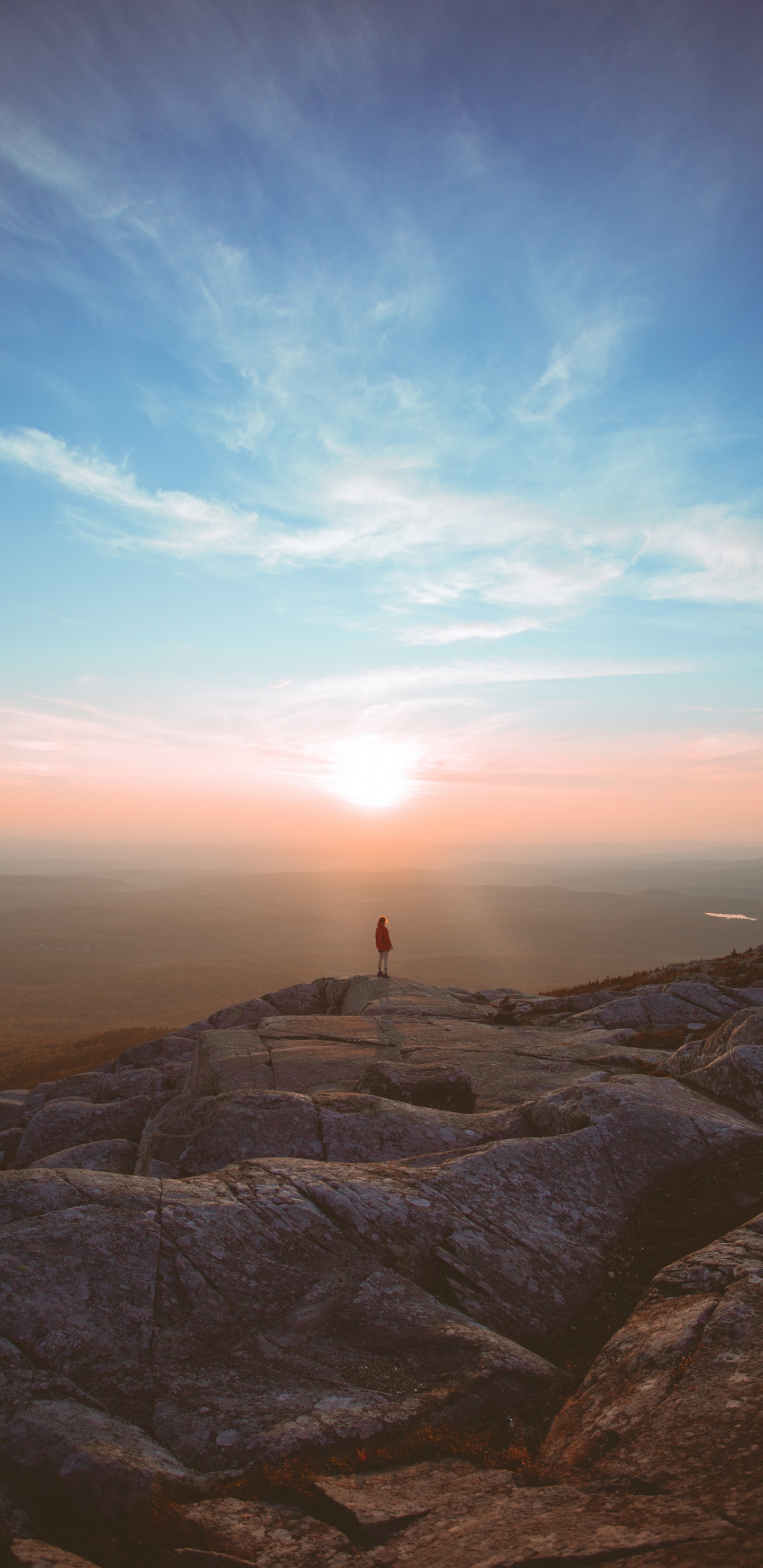 Horizont, Cloud, Atmosphäre, Morgen, Sonnenuntergang. Wallpaper in 1440x2960 Resolution