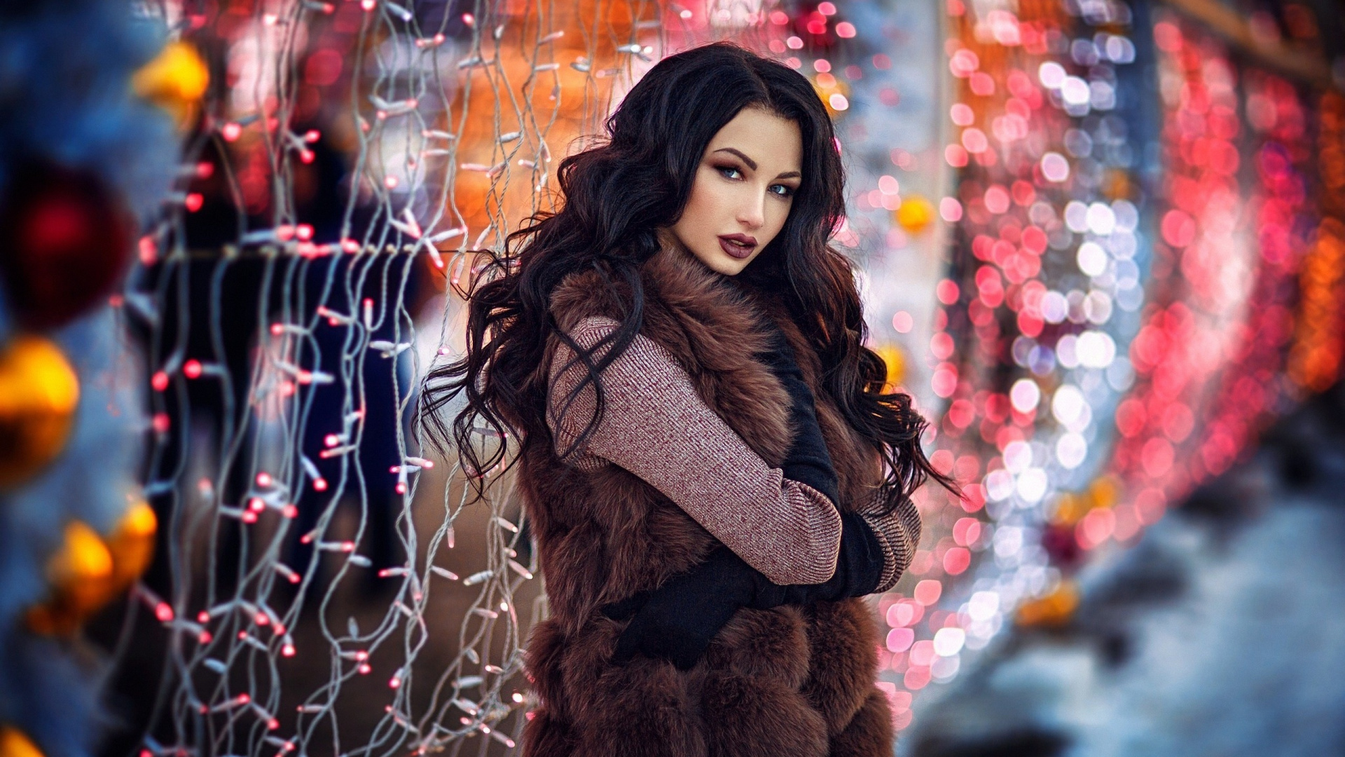 Long Hair, Fashion, Girl, Vogue, Autumn. Wallpaper in 1920x1080 Resolution