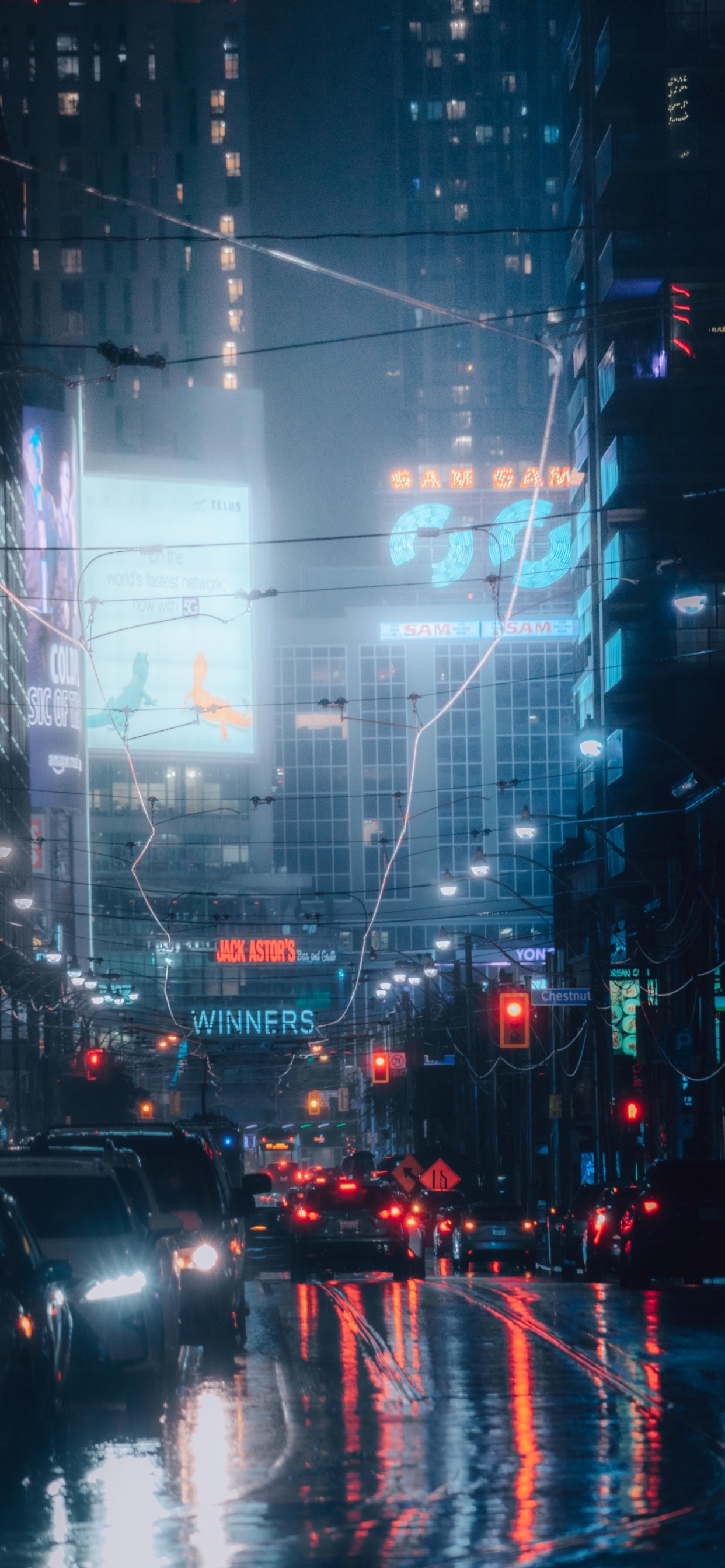 Cityscape, Building, Automotive Lighting, Cars, Light. Wallpaper in 1242x2688 Resolution