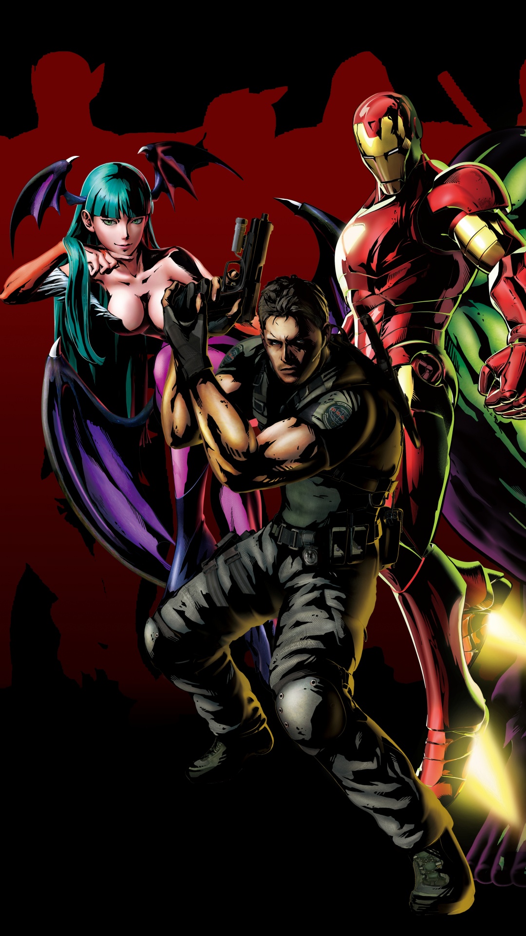 Capcom, Jeu de Combat, Superhero, Héros, Fiction. Wallpaper in 1080x1920 Resolution