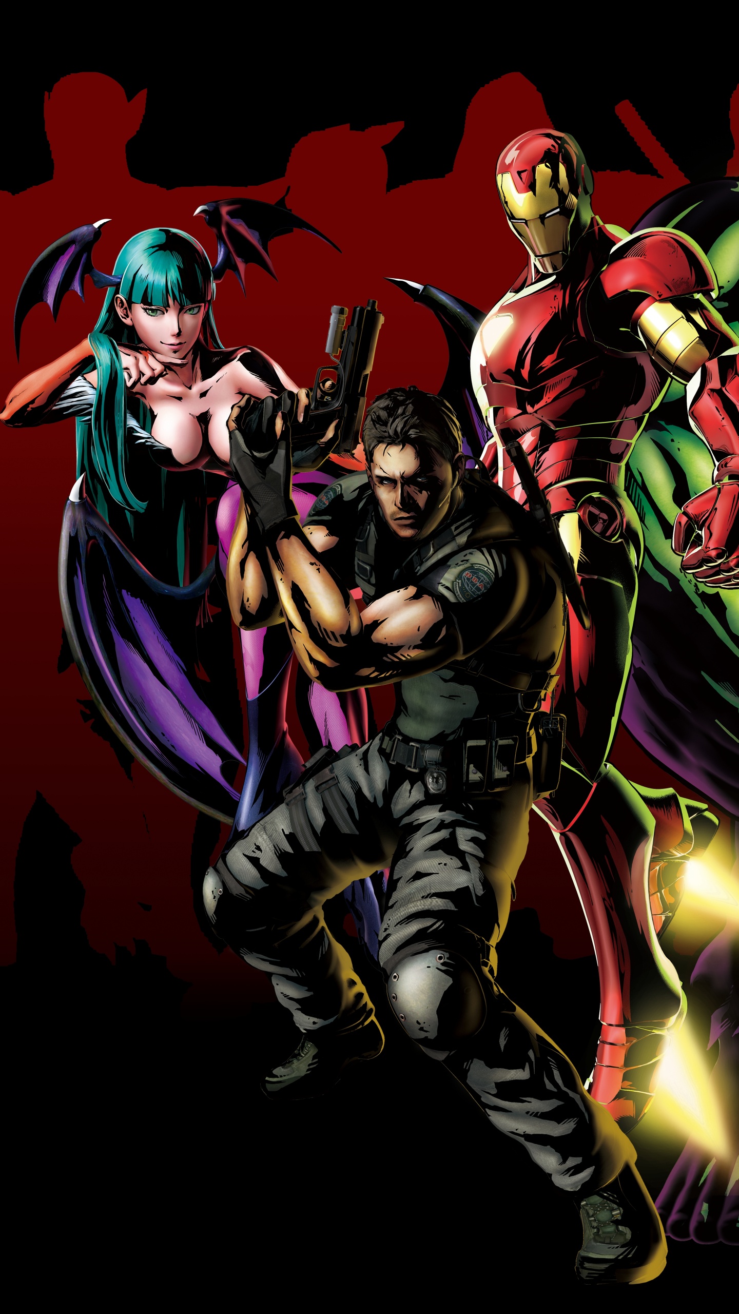 Capcom, Jeu de Combat, Superhero, Héros, Fiction. Wallpaper in 1440x2560 Resolution