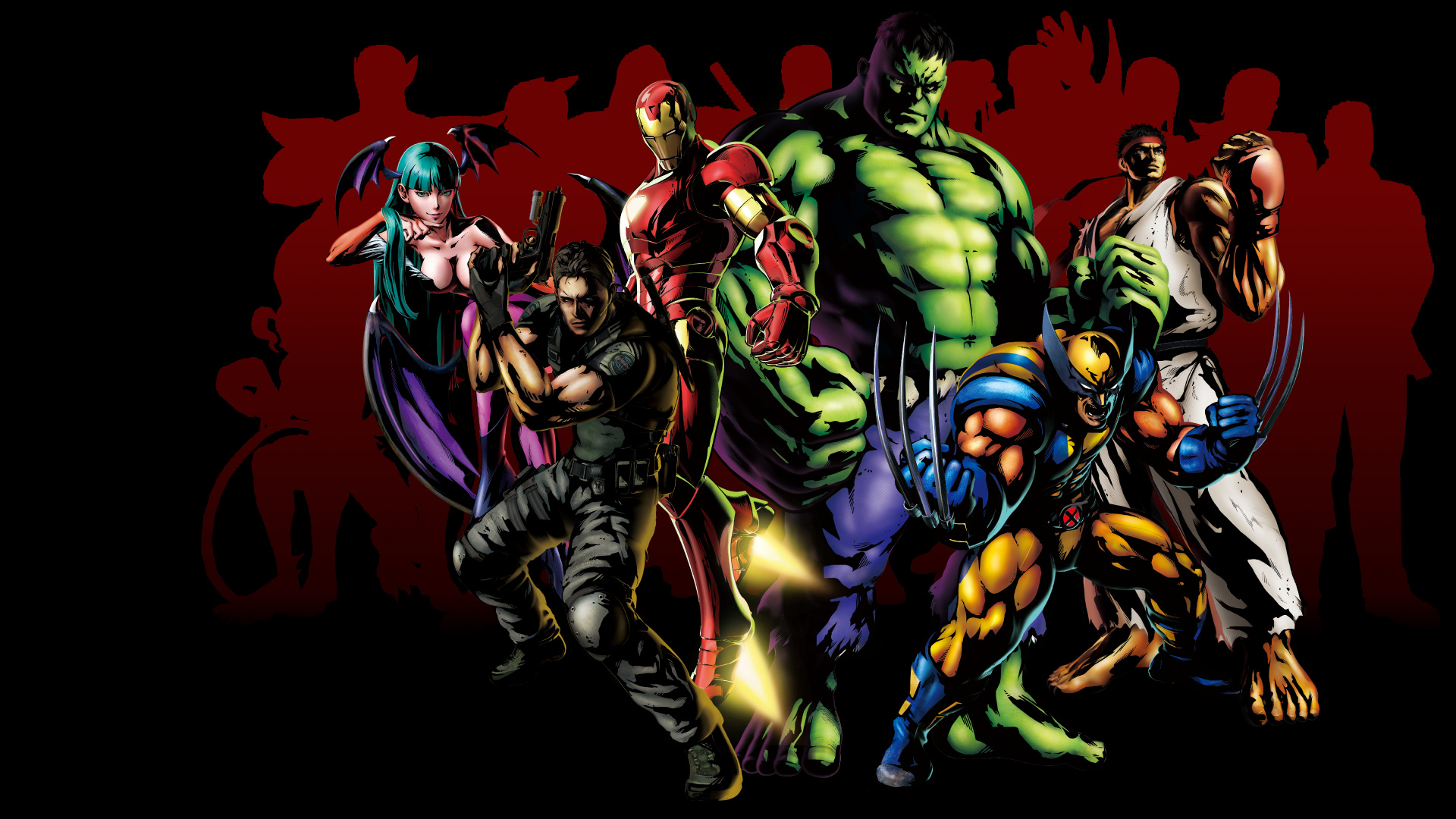 Capcom, Fighting Game, Superhero, Hero, Fiction. Wallpaper in 1920x1080 Resolution