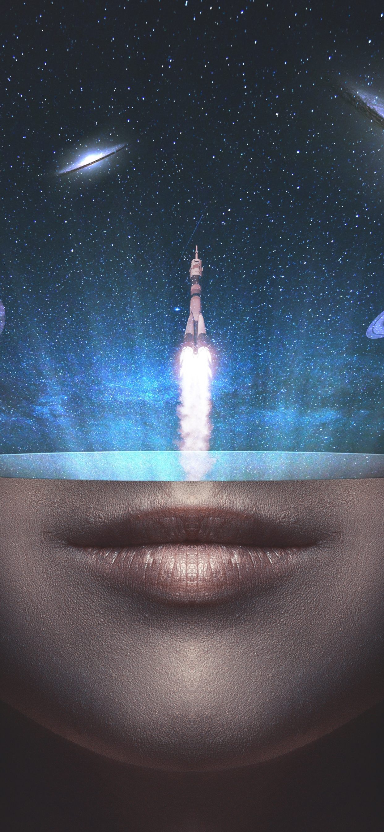 宇宙, 光, 空间, 气氛, 天文学对象 壁纸 1242x2688 允许