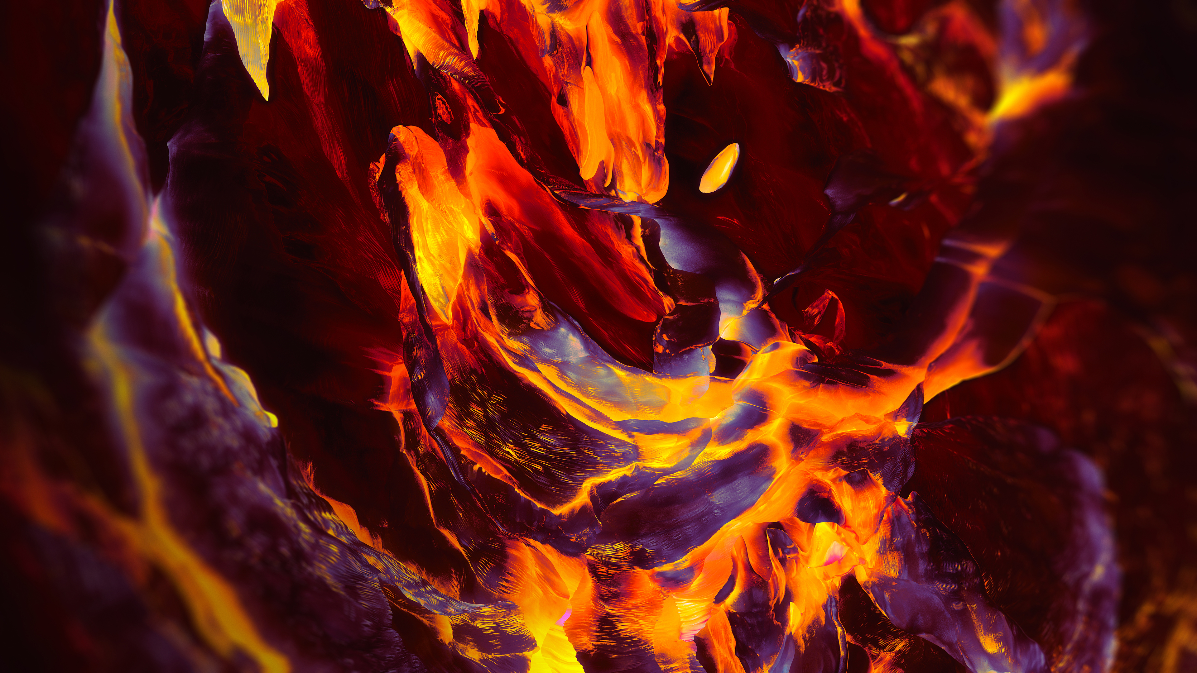 Flame, Digital Art, Art, Work of Art, Depth of Field. Wallpaper in 3840x2160 Resolution