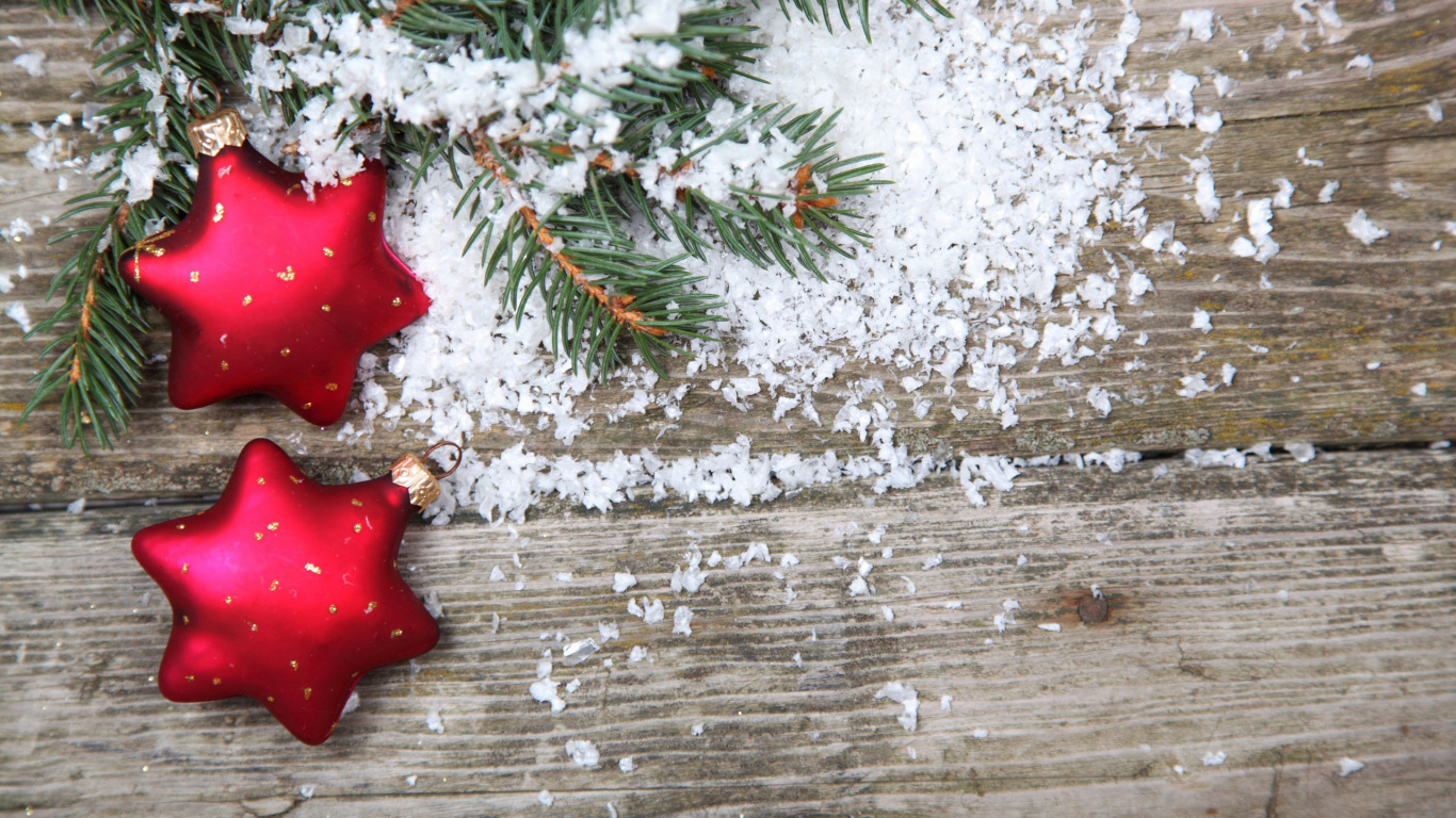 Christmas Ornament, Tree, Branch, Fir, Christmas Decoration. Wallpaper in 1366x768 Resolution