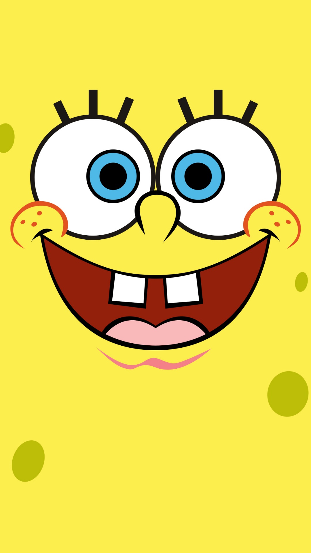 Yellow and White Cartoon Character. Wallpaper in 1080x1920 Resolution