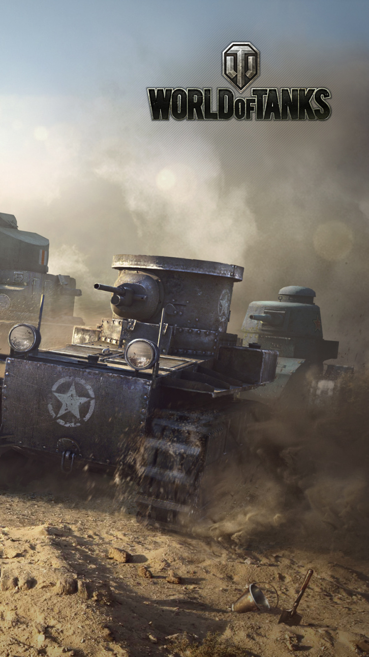 World of Tanks, World of Tanks Blitz, Wargaming, Poussière, Sol. Wallpaper in 750x1334 Resolution