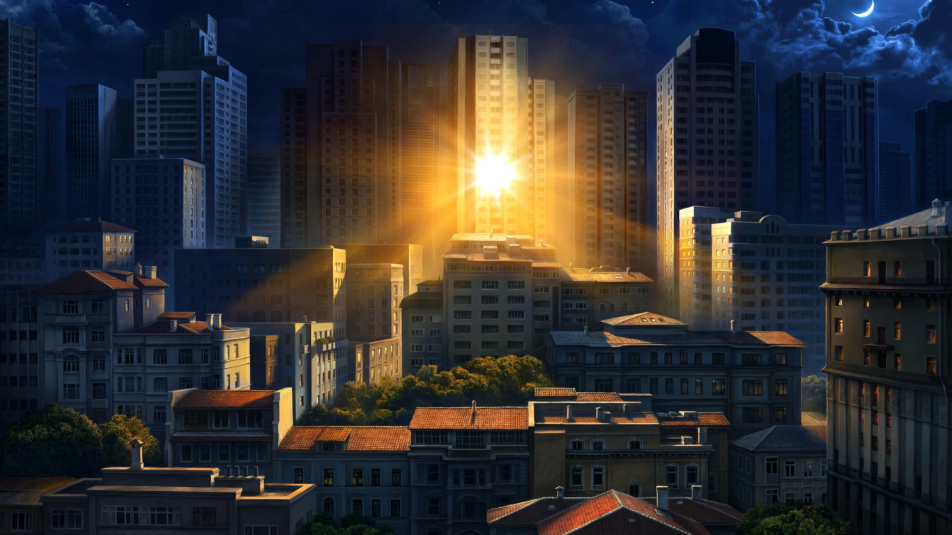 Felipe, Philips Hue Go, Philips Matiz, Edificio, Ambiente. Wallpaper in 1366x768 Resolution