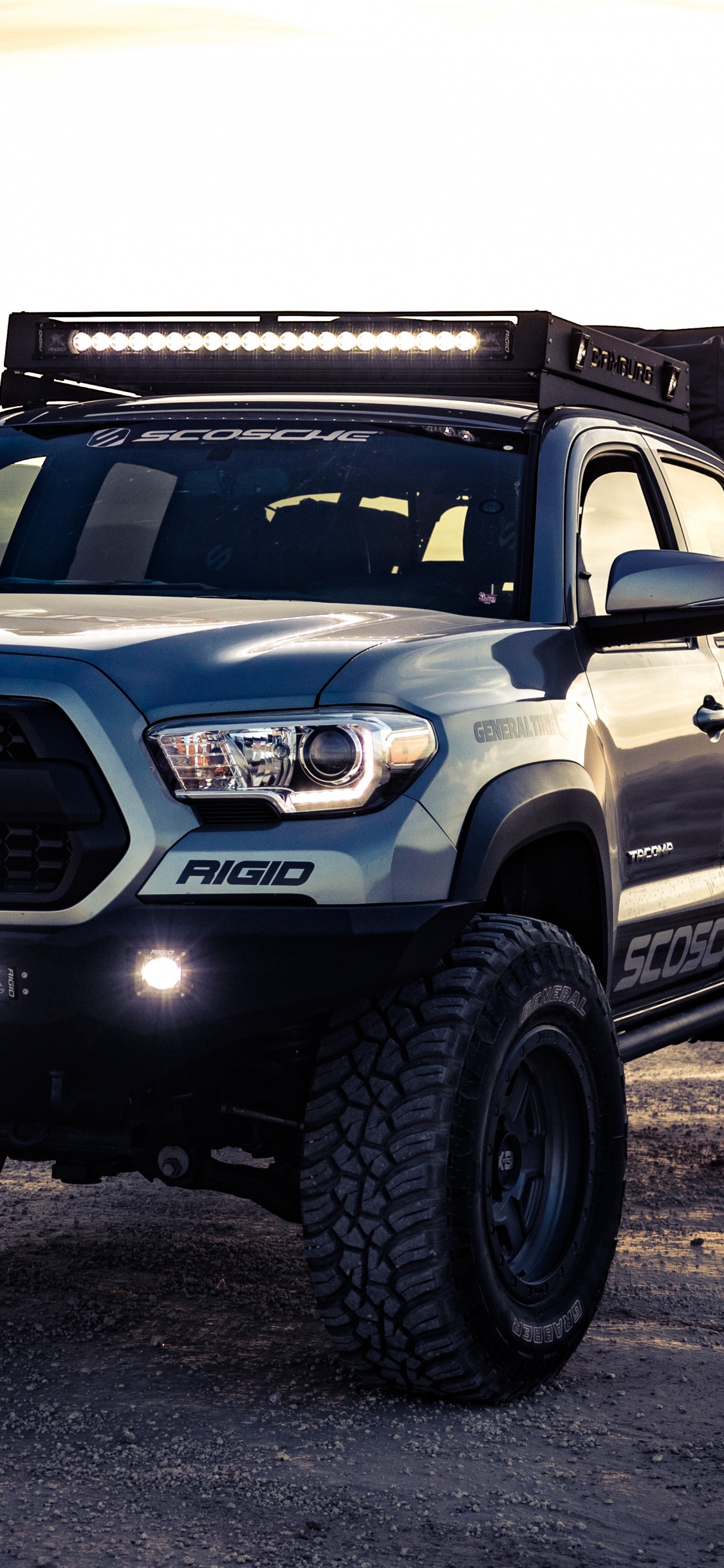 Suv Nissan Noir et Argent. Wallpaper in 1125x2436 Resolution