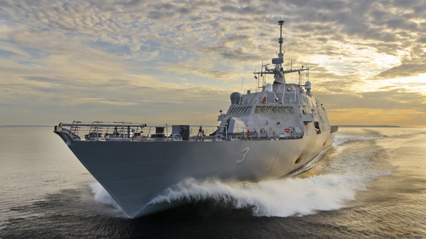 Küstenkampfschiff, United States Navy, Schiff, Kriegsschiff, Marine. Wallpaper in 1366x768 Resolution