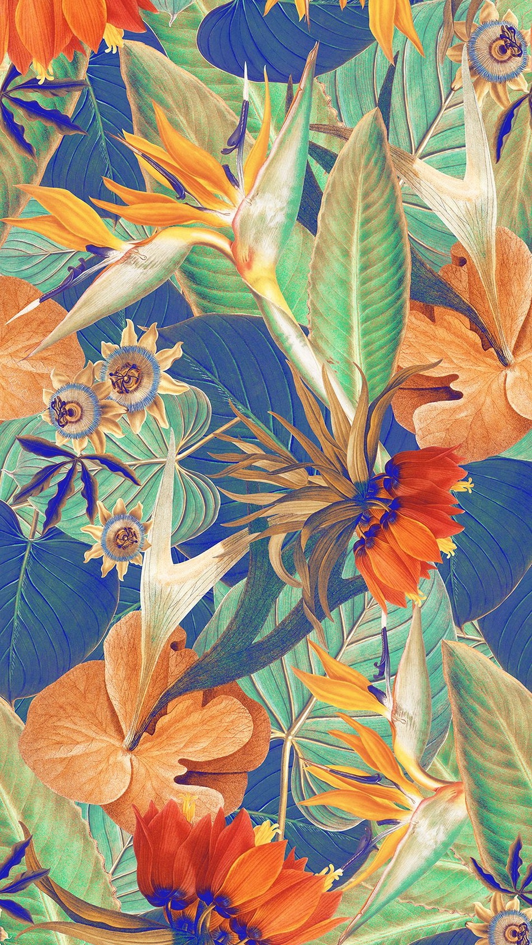 Arte, Buena, Diseño, la Botánica, Pintura de Arte. Wallpaper in 1080x1920 Resolution