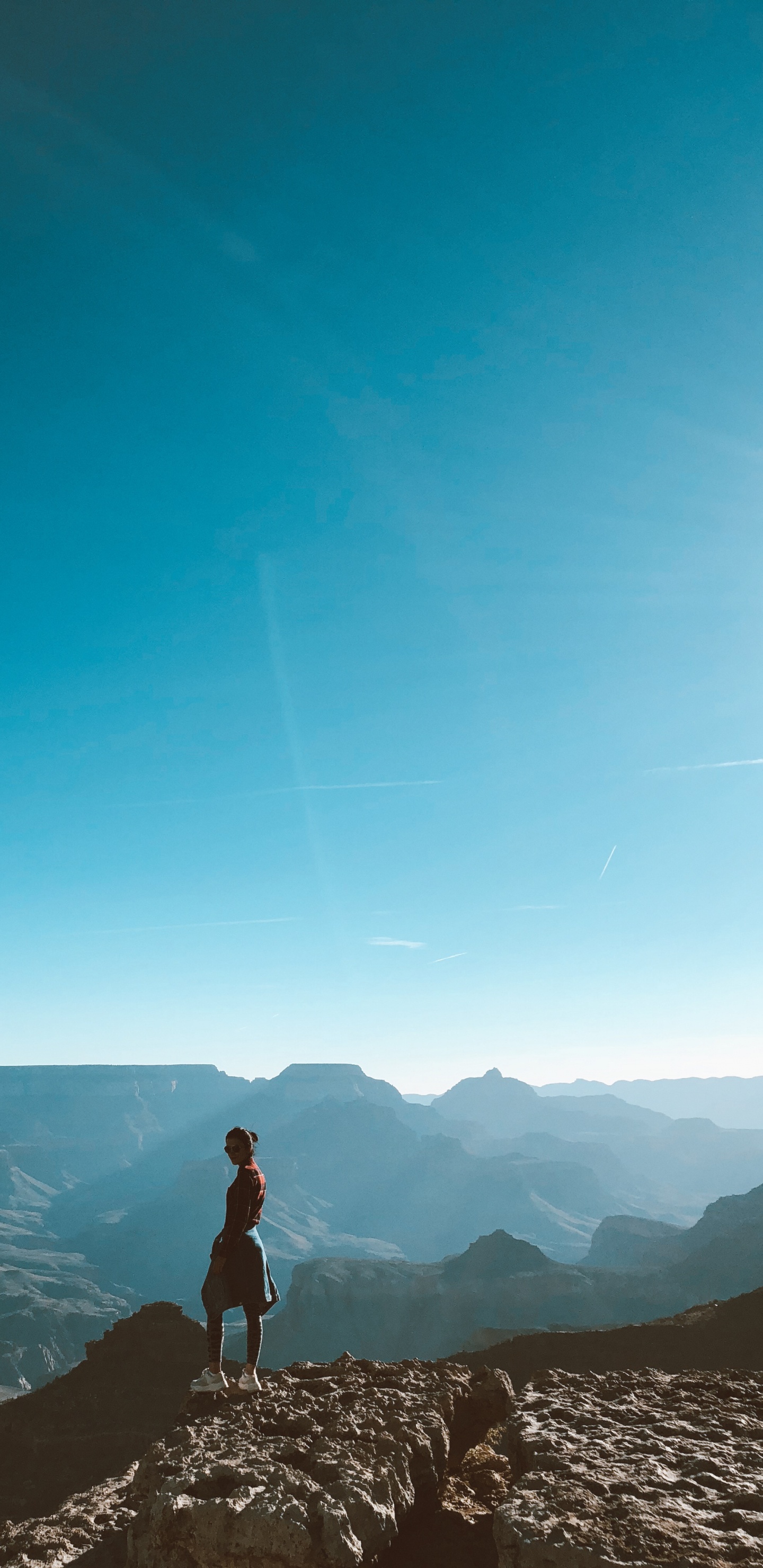 La Gente en la Naturaleza, Azure, Aventura, Andar, Senderismo. Wallpaper in 1440x2960 Resolution