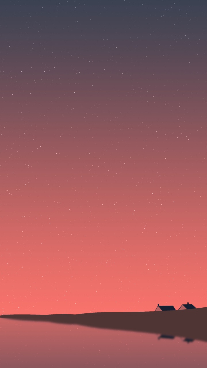 Atmosphäre, Natur, Naturlandschaft, Afterglow, Astronomisches Objekt. Wallpaper in 720x1280 Resolution