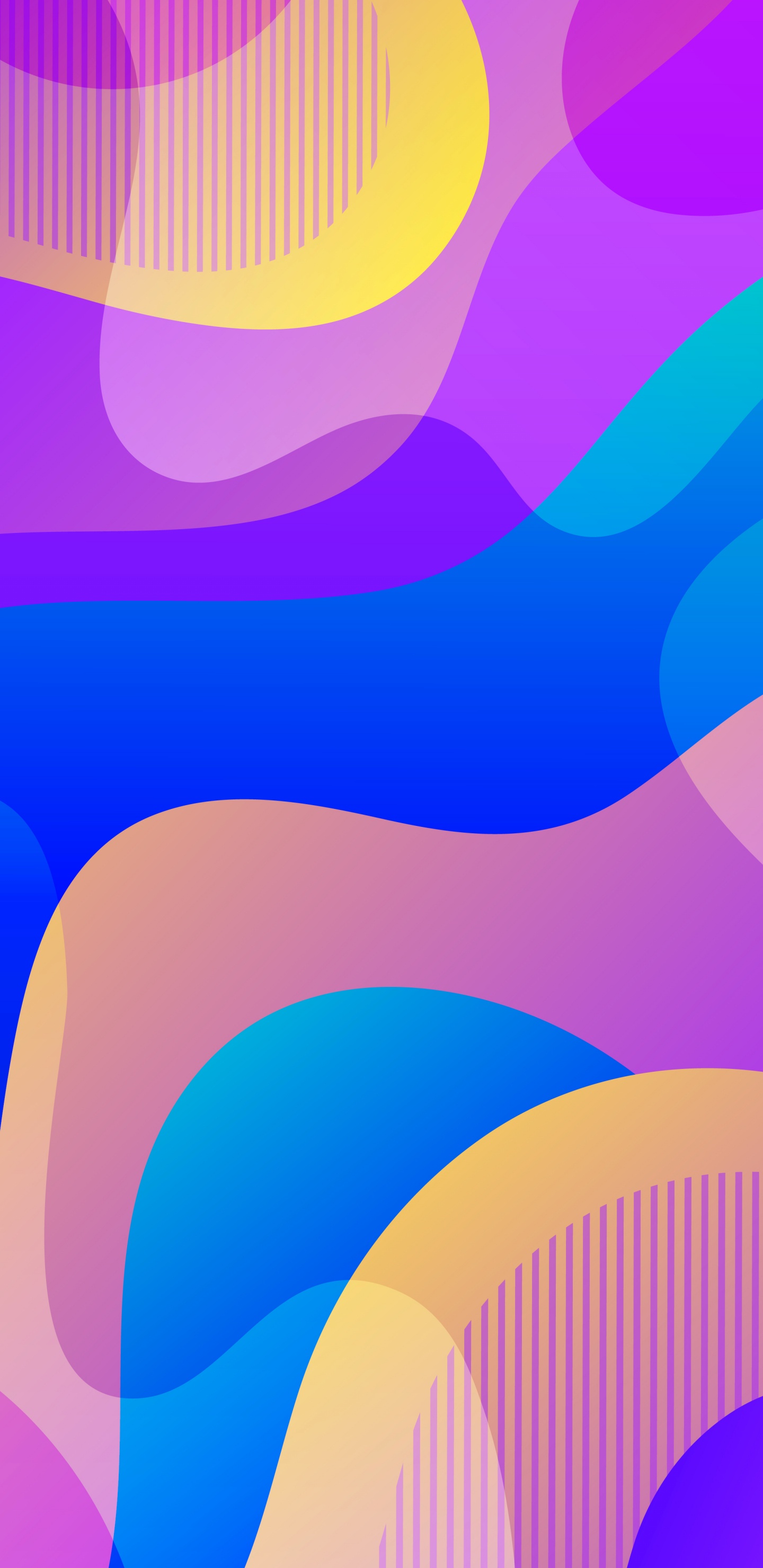 Arts Visuels, Graphisme, Art, la Pureté de la Couleur, Azure. Wallpaper in 1440x2960 Resolution