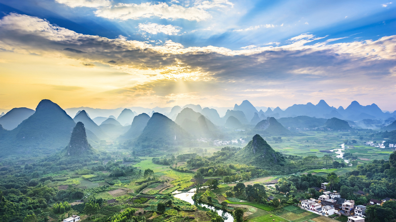 多山的地貌, 性质, 山脉, 山站, 高地 壁纸 1280x720 允许