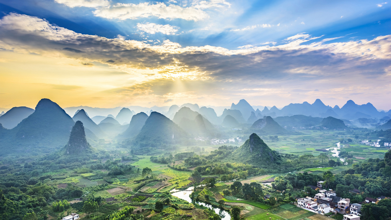 多山的地貌, 性质, 山脉, 山站, 高地 壁纸 1366x768 允许