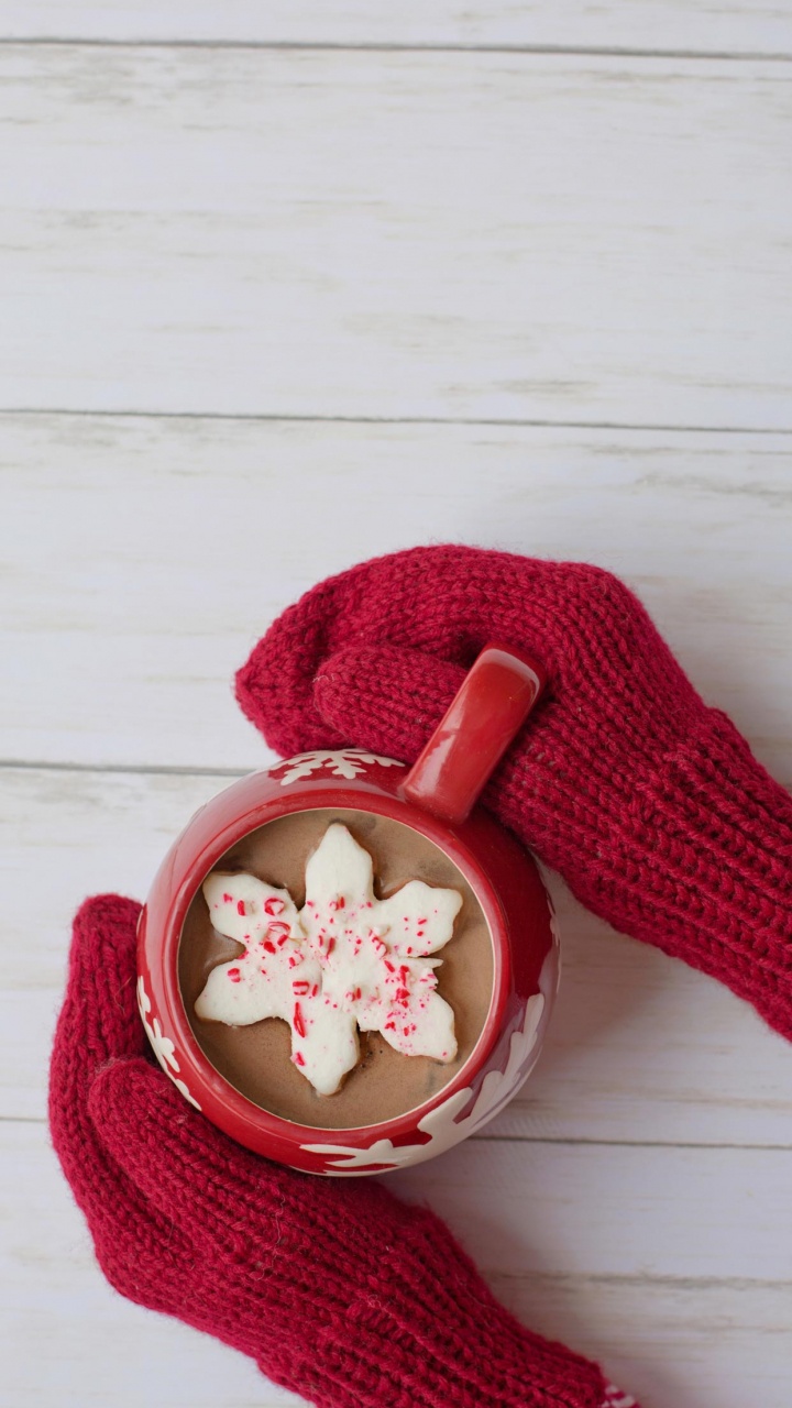 Mitaines Chocolat Chaud, Chocolat Chaud, Chocolat, Bonbon, Textile. Wallpaper in 720x1280 Resolution