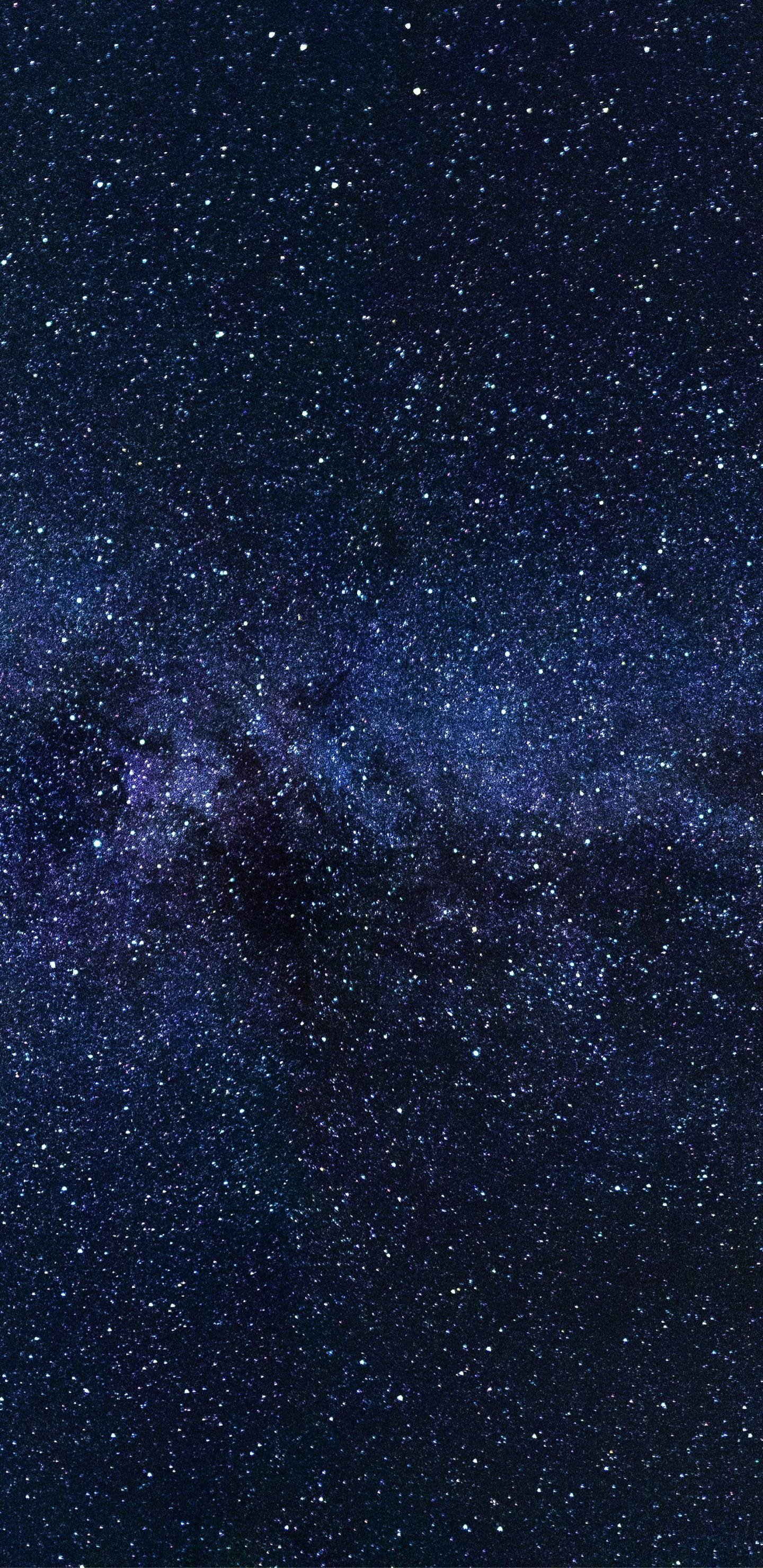 Ciel Étoilé Bleu et Blanc. Wallpaper in 1440x2960 Resolution