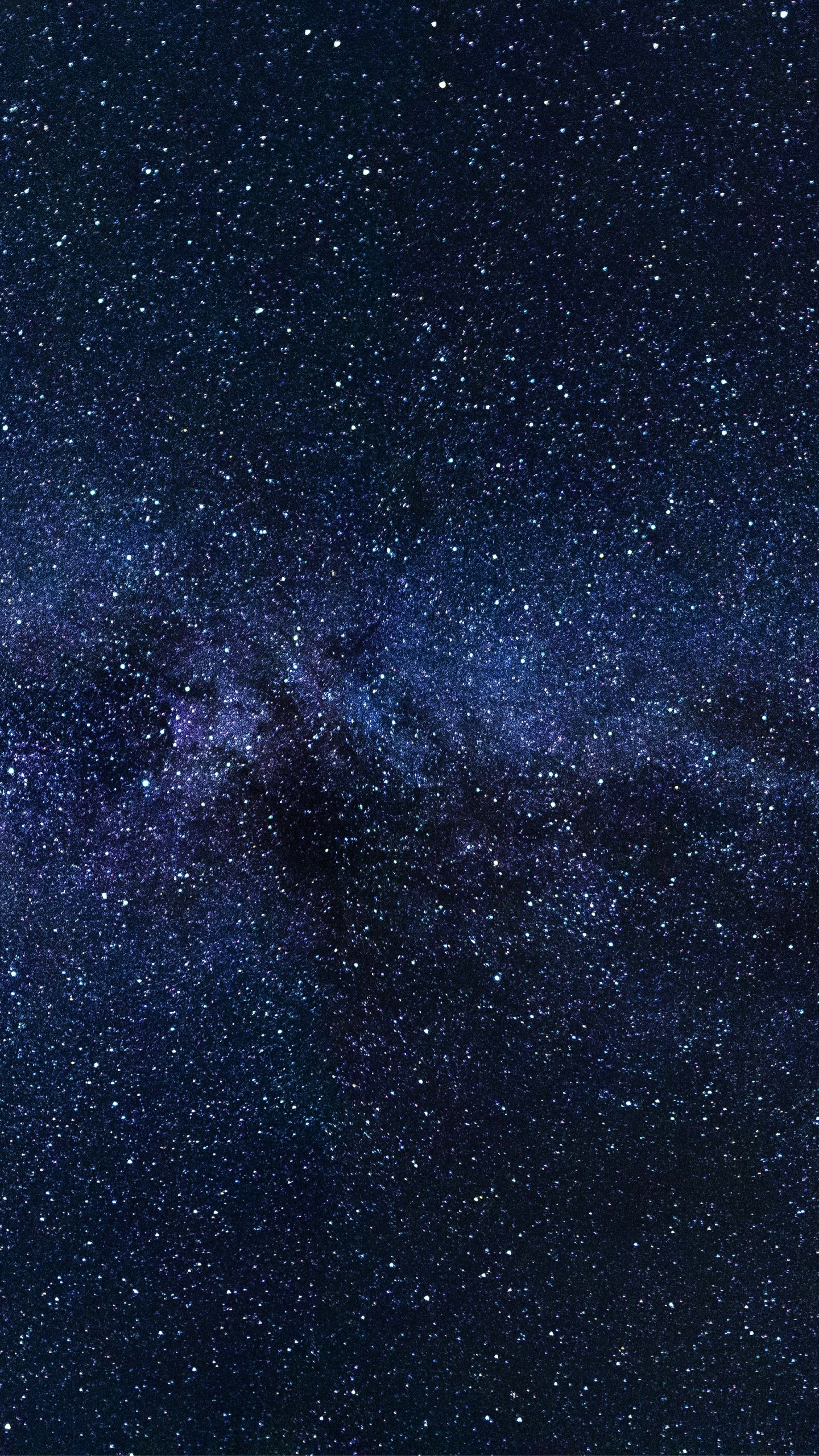 Blue and White Starry Night Sky. Wallpaper in 1440x2560 Resolution