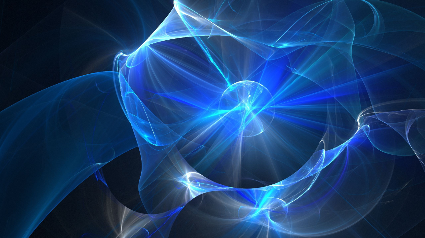 Yellow and White Abstract Painting. Wallpaper in 1366x768 Resolution