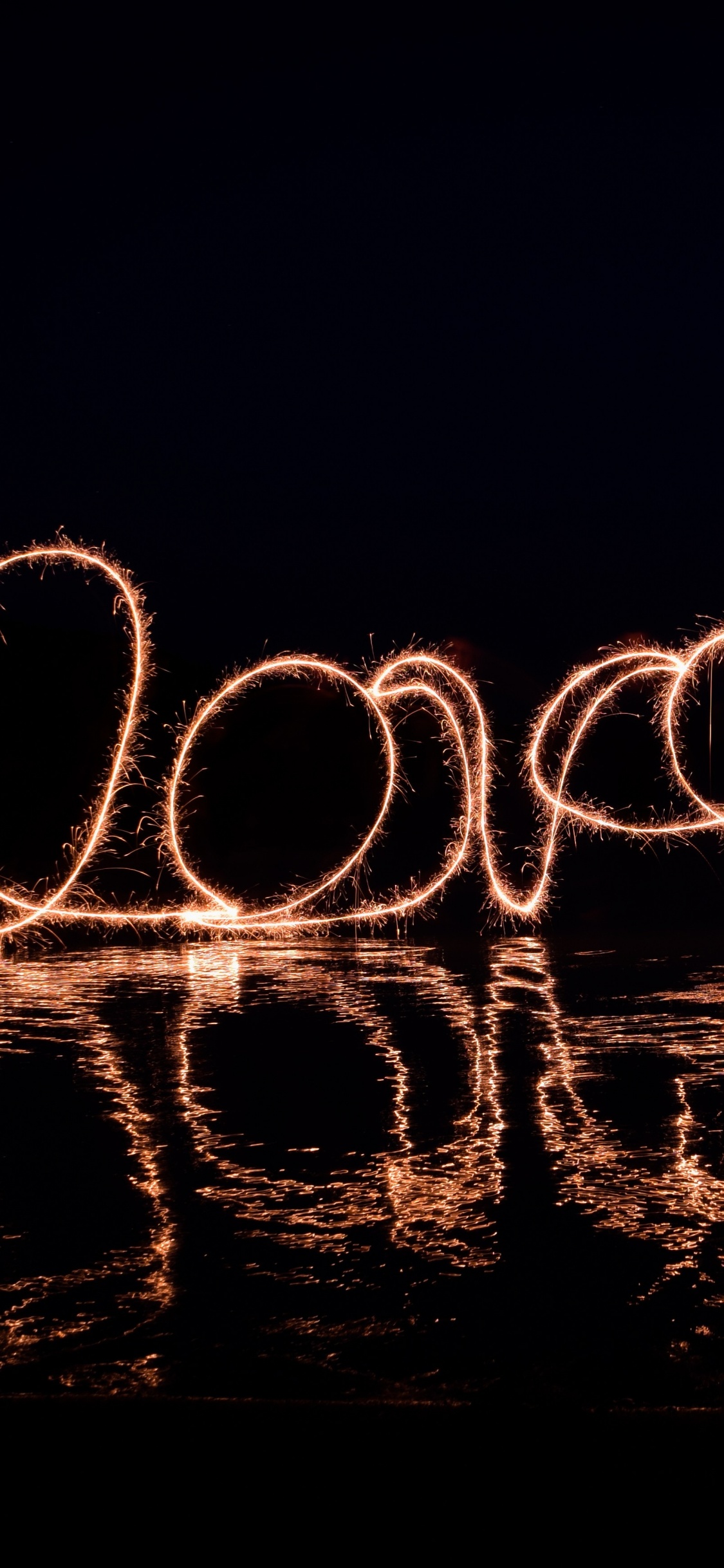 Light Painting, Licht, Exposition, Text, Liebe. Wallpaper in 1125x2436 Resolution