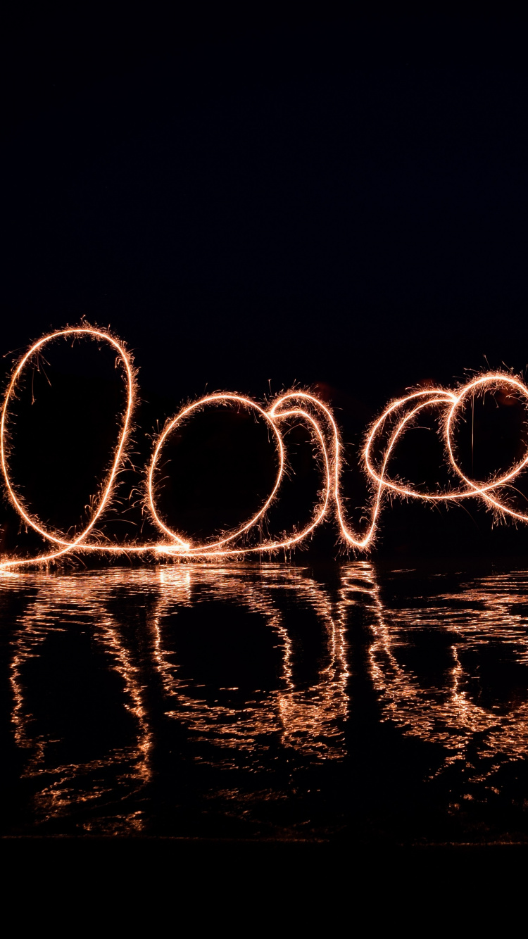 Light Painting, Licht, Exposition, Text, Liebe. Wallpaper in 750x1334 Resolution