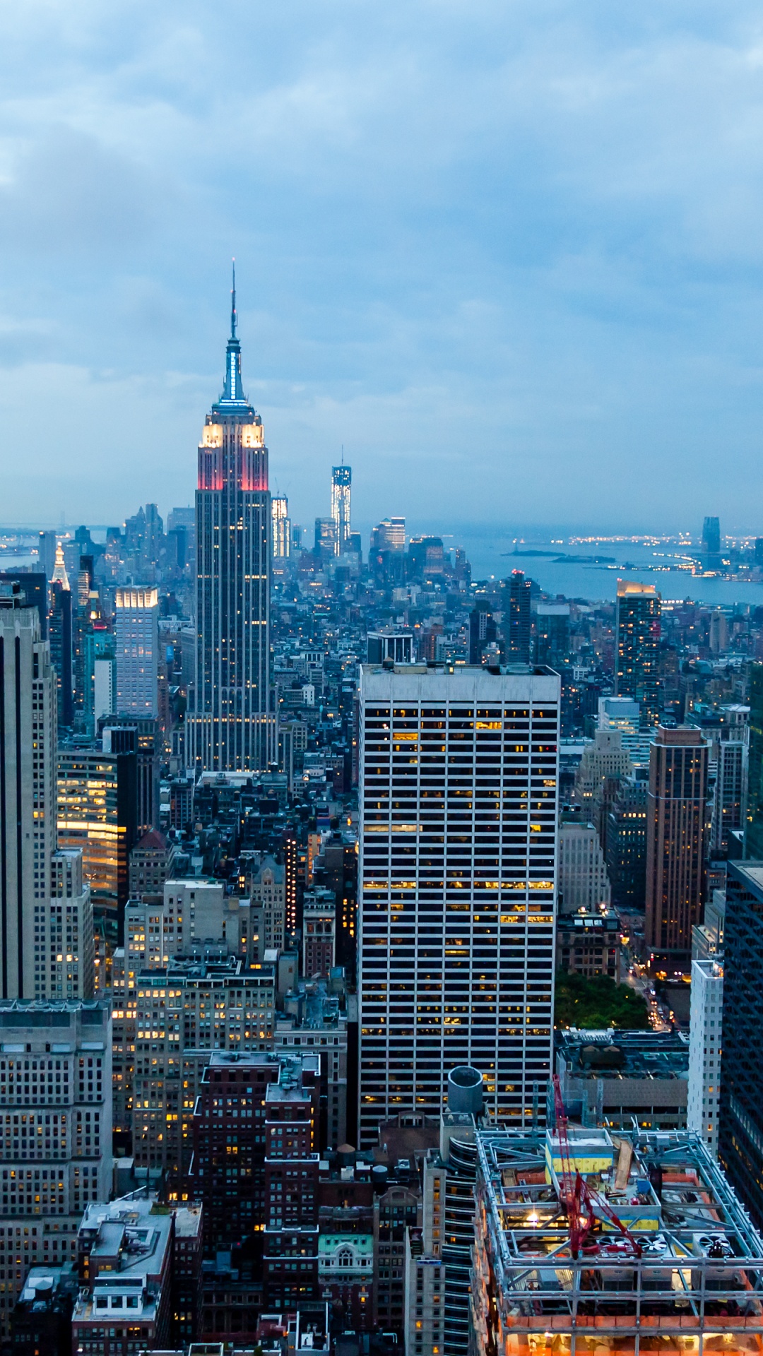 Top of The Rock, Cloud, Skyscraper, Building, Property. Wallpaper in 1080x1920 Resolution